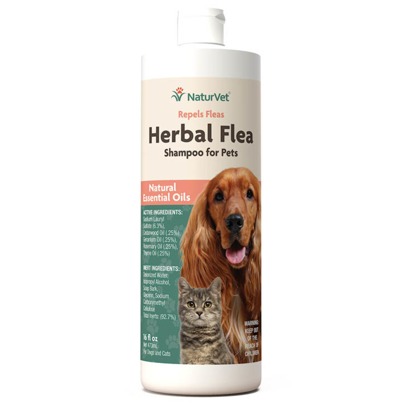 NaturVet NaturVet Herbal Flea Shampoo 16oz