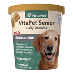 NatureVet NaturVet VitaPet Senior Daily Vitamins + Glucosamine Soft Chews 60ct