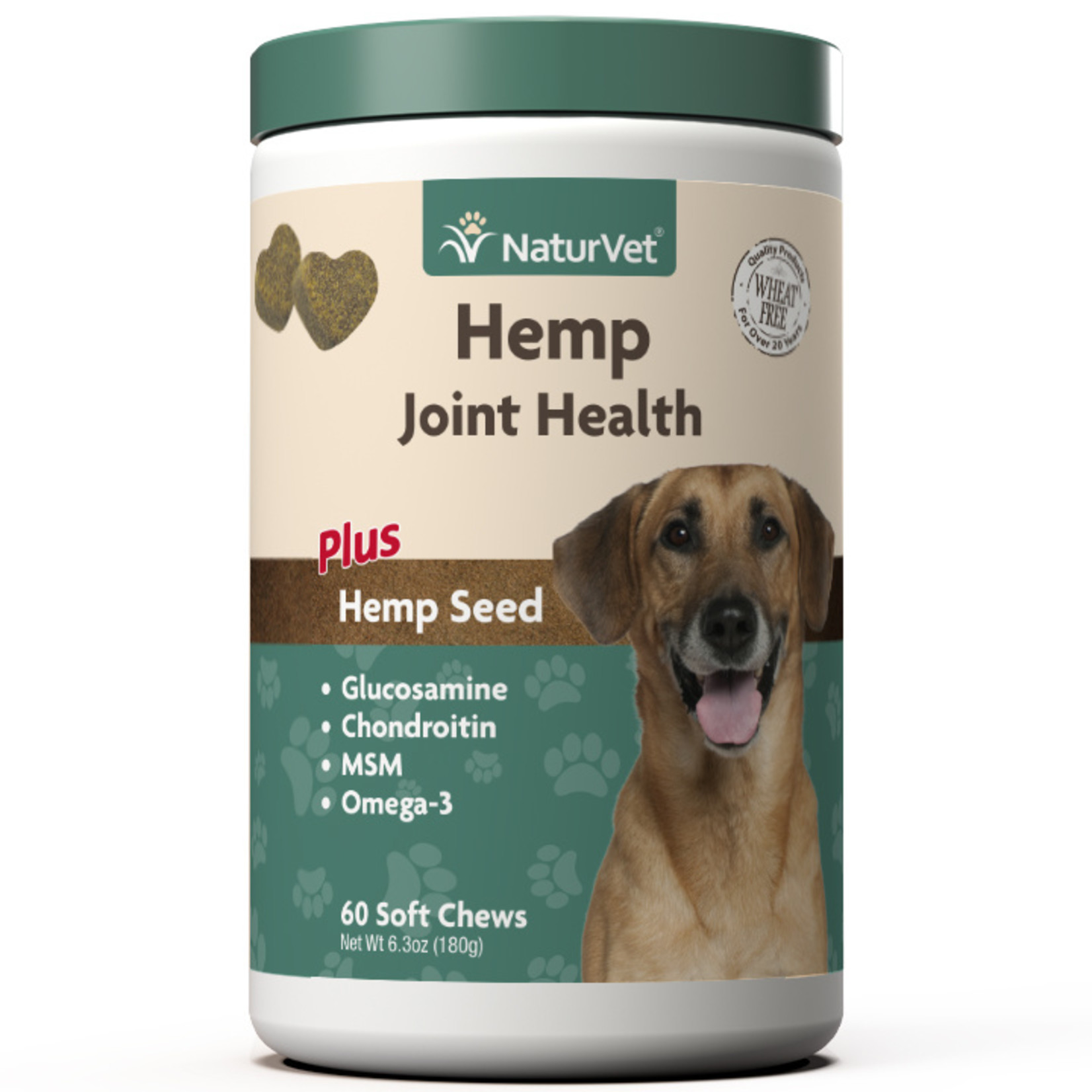 NaturVet NaturVet Hemp Joint Health + Hemp Seed Soft Chews 60ct
