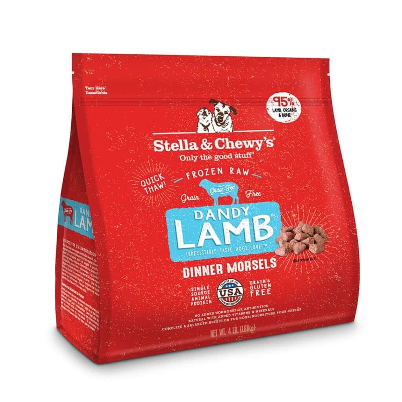 Stella & Chewy Stella & Chewy's Frozen Raw Dandy Lamb Dinner Morsels 4lb