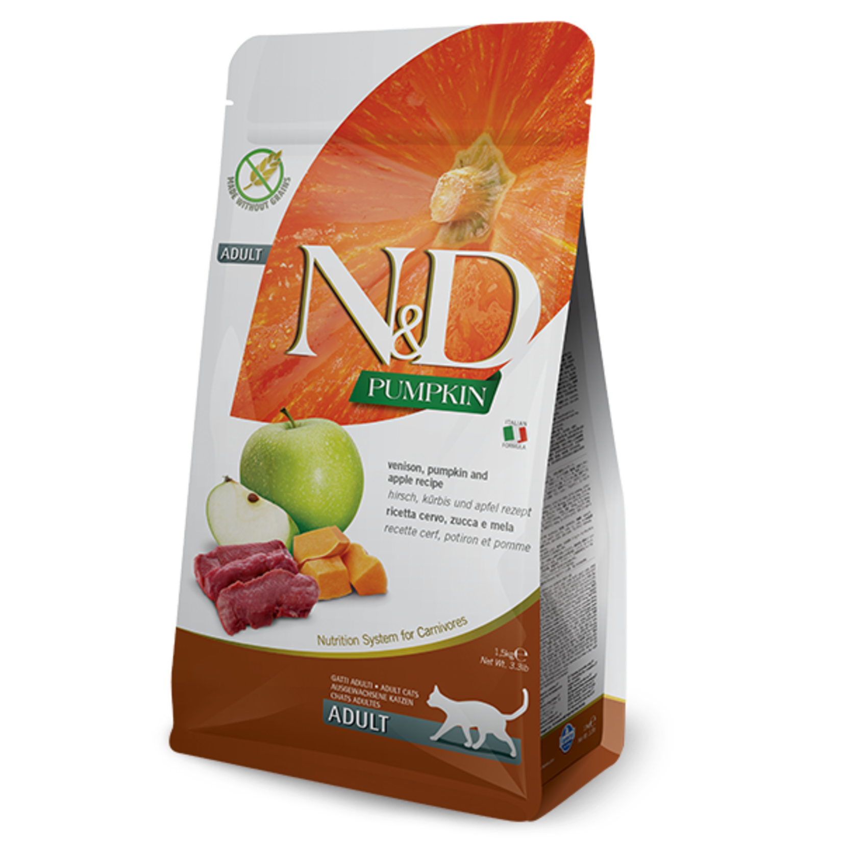 N & D Farmina N&D Farmina Cat Pumpkin - Venison & Apple 3.3lbs
