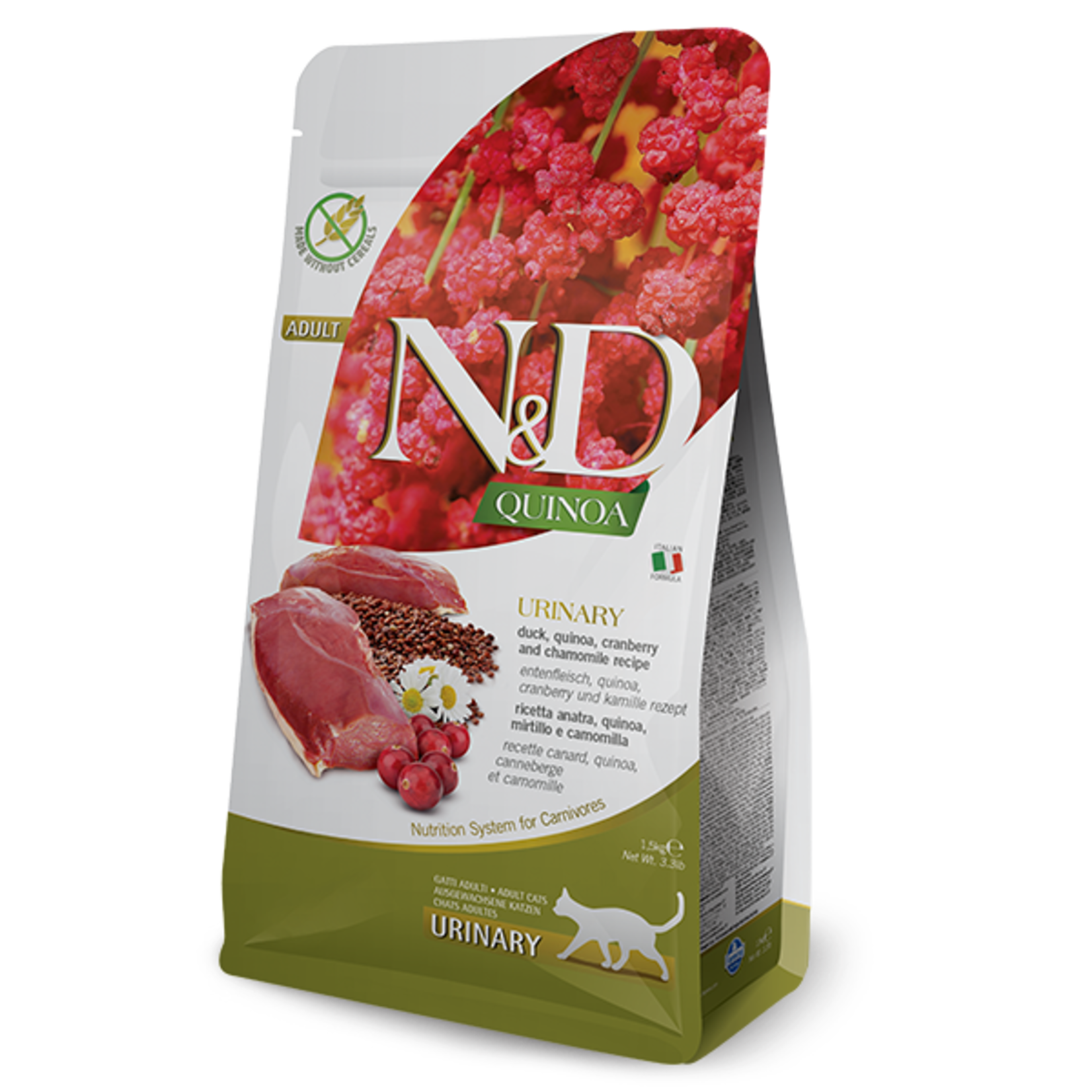 N & D Farmina N&D Farmina Cat Quinoa Urinary - Duck 3.3lbs