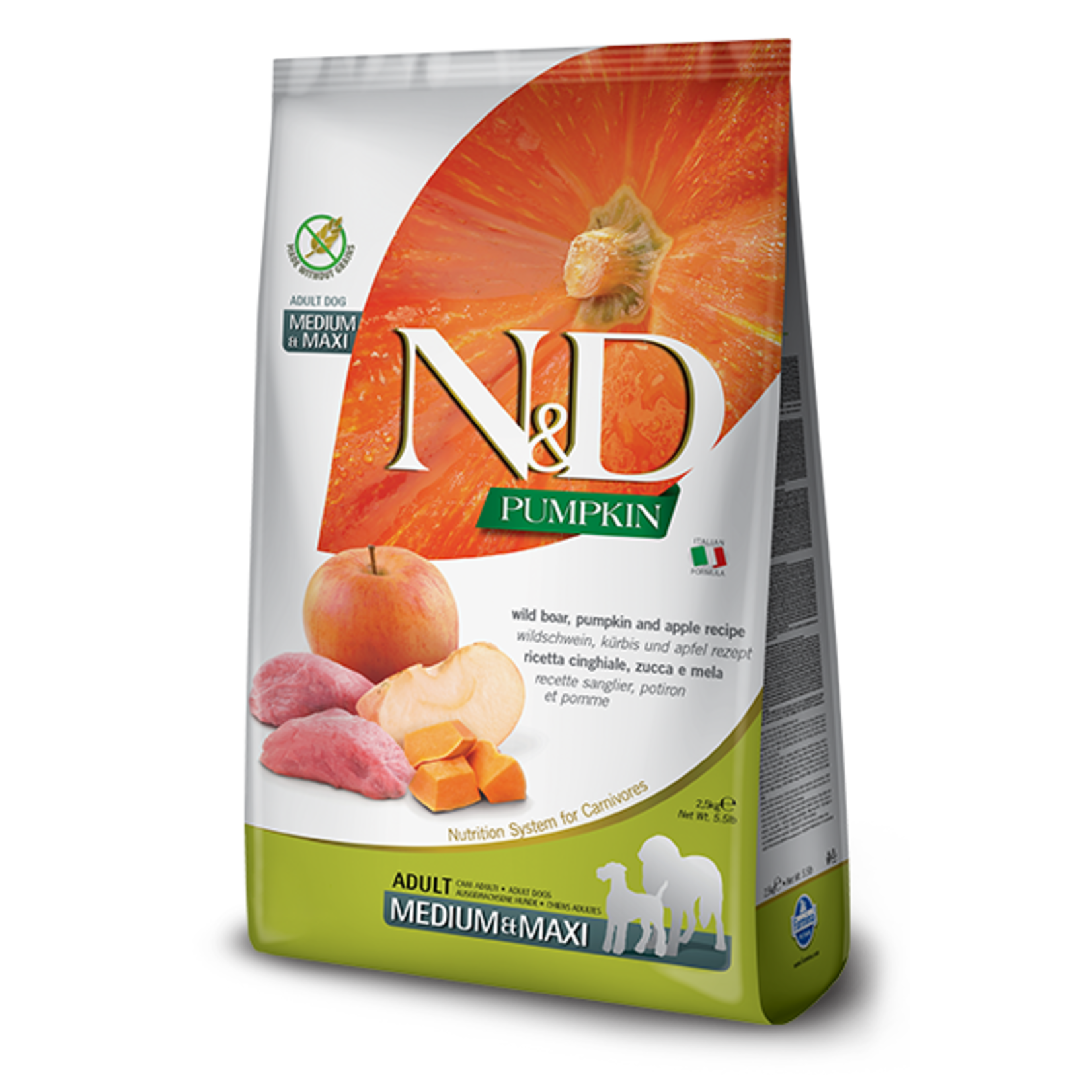 N & D Farmina N&D Farmina Dog Prime - Boar & Apple Med/Maxi 5.5lbs