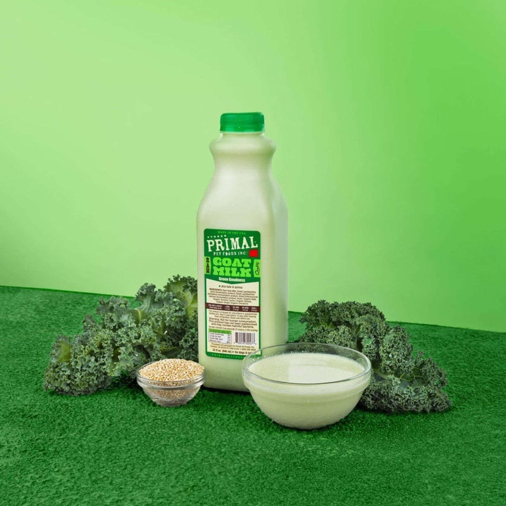 Primal Primal Greens Goat Milk Frozen 1qt