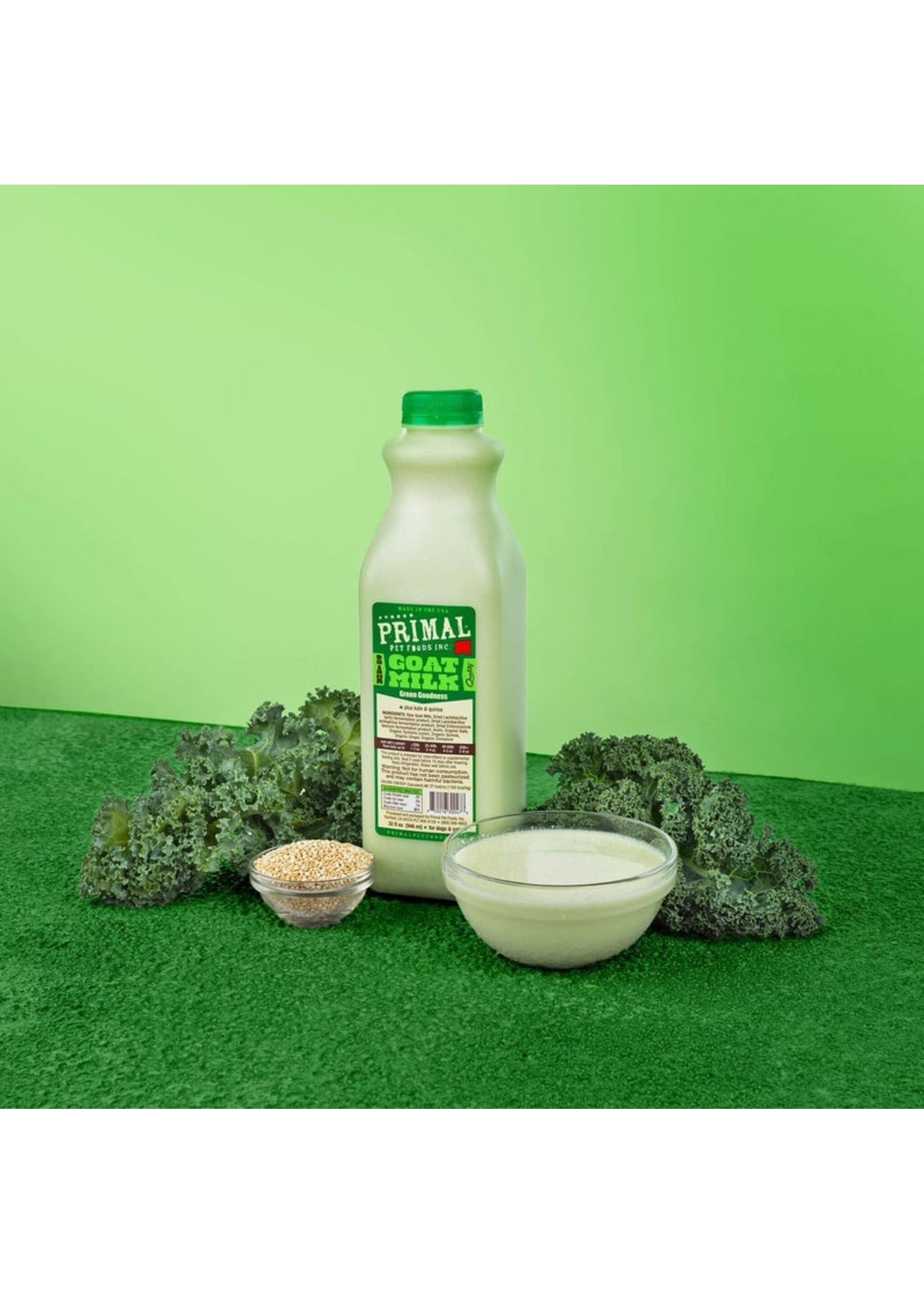 Primal Primal Greens Goat Milk Frozen 1qt