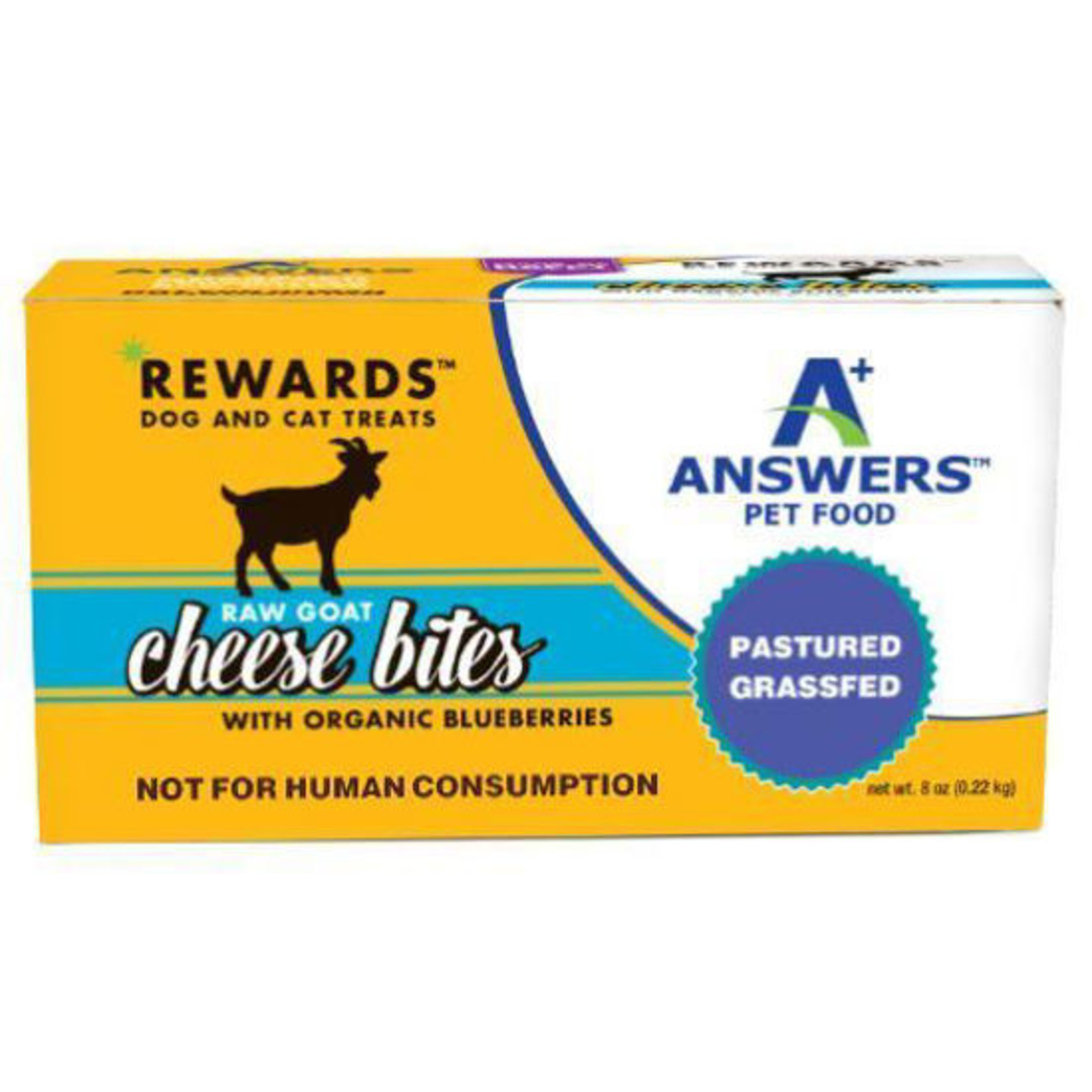 Answers Answers Raw Goat Cheese Bites with Blueberries 8OZ