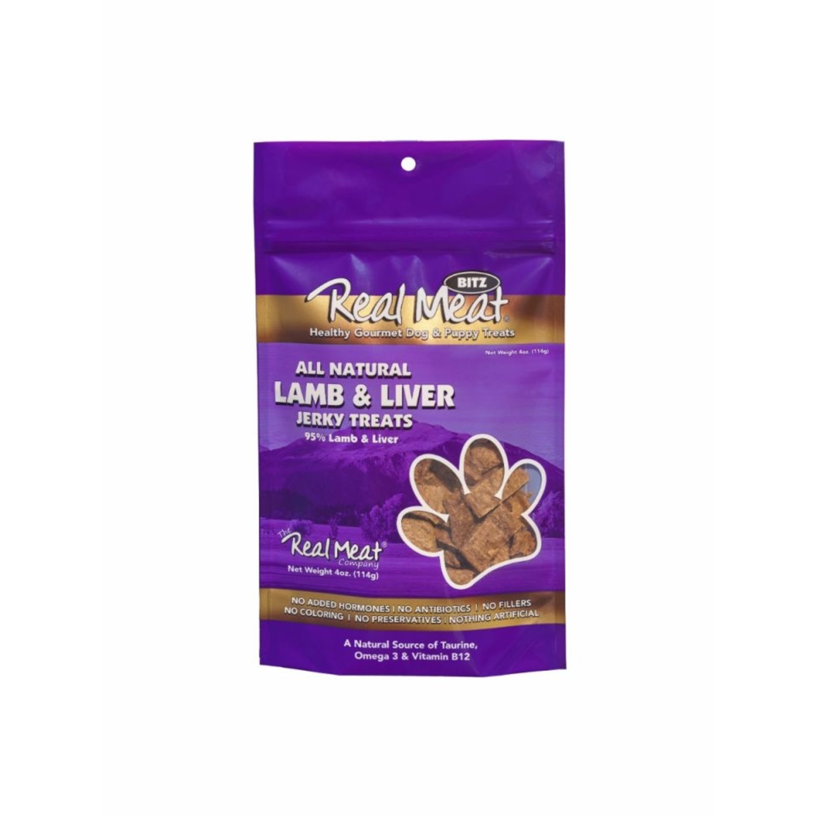 Real Meat Lamb & Liver Jerky 4oz