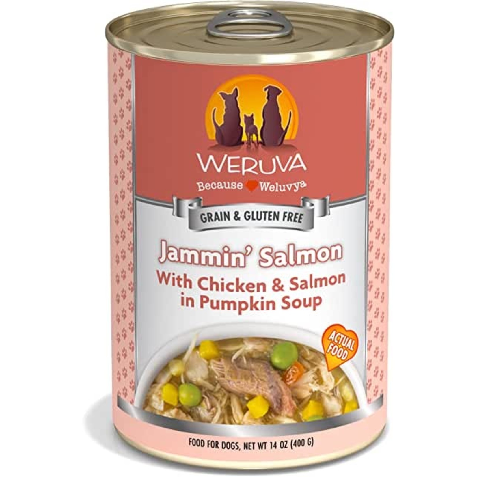 Weruva Weruva Jammin' Salmon Dog 14oz (case 12)