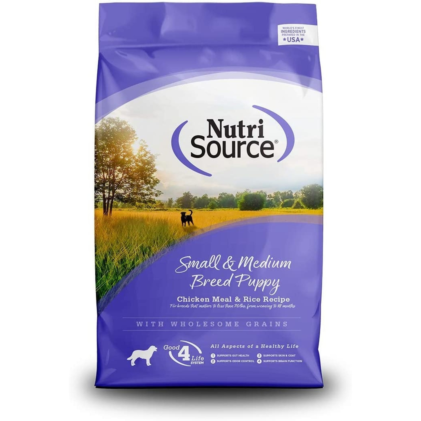 NutriSource NUTRISOURCE  Small/Med Breed Puppy Chicken & Rice  30lbs