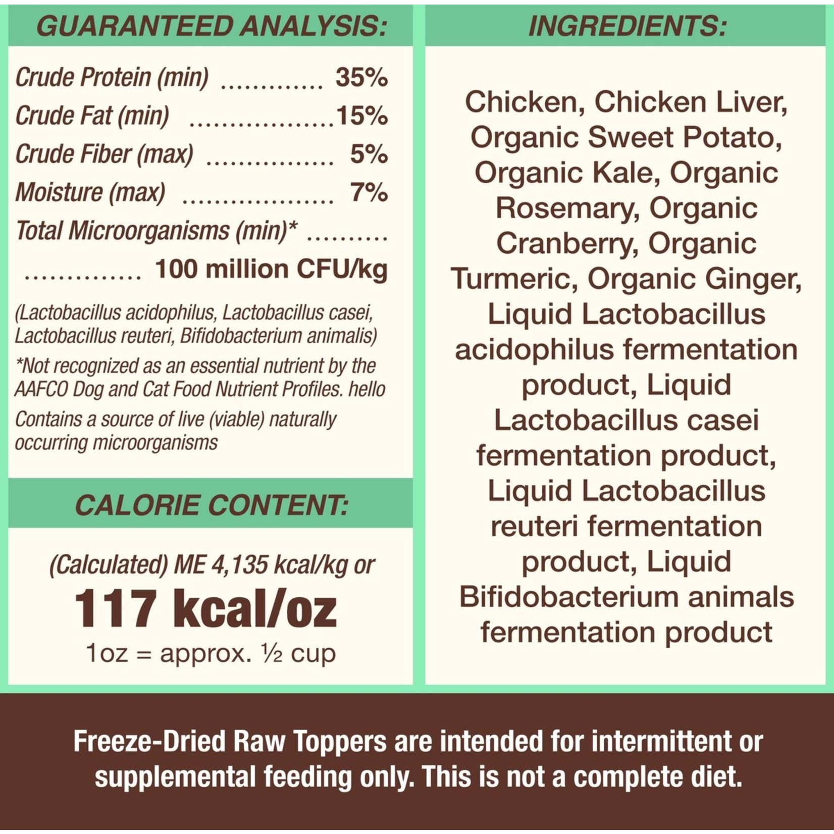 Primal Primal Freeze-Dried Toppers Chicken Cupboard Cuts 3.5oz