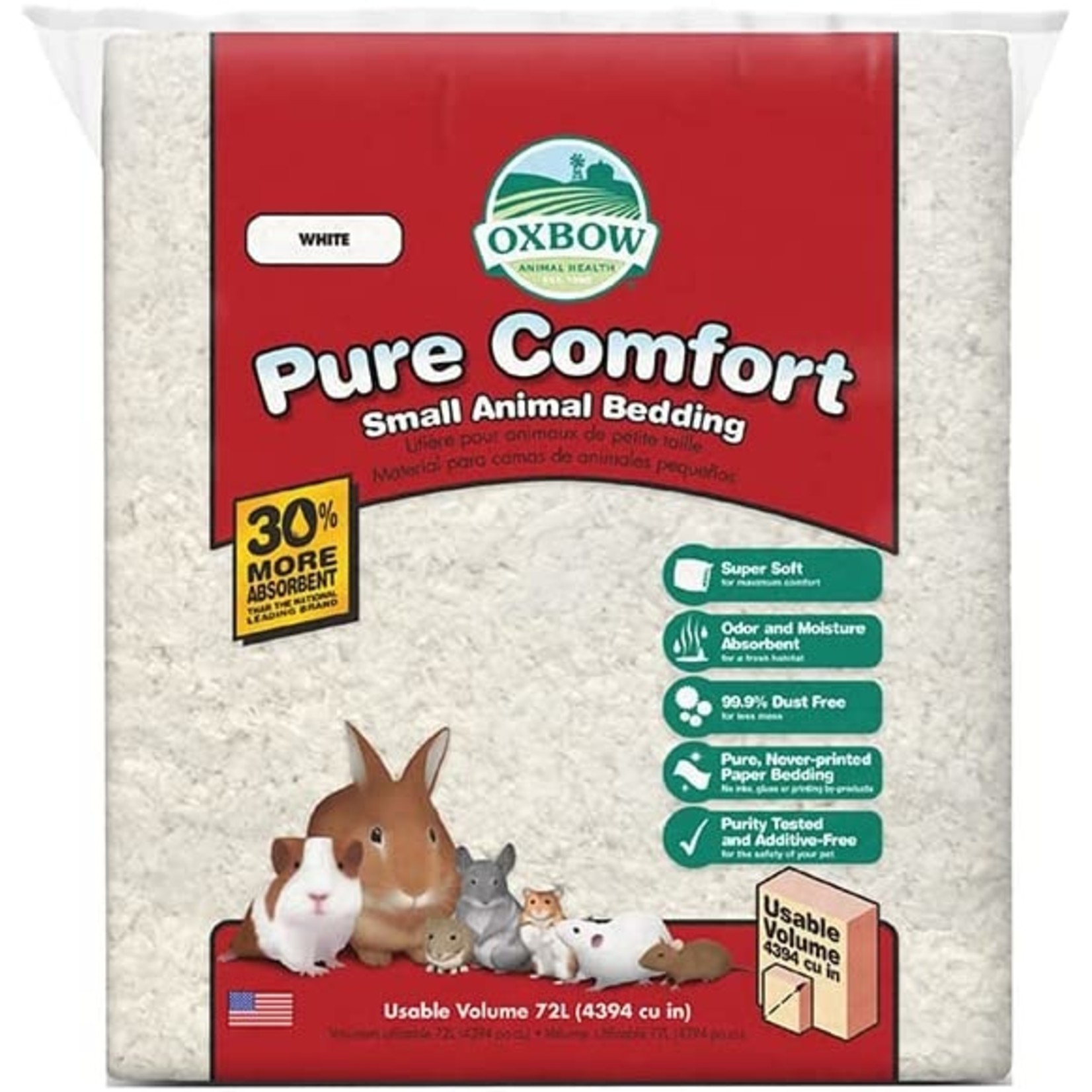 OXBOW OXBOW Pure Comfort Small Animal Bedding 72L