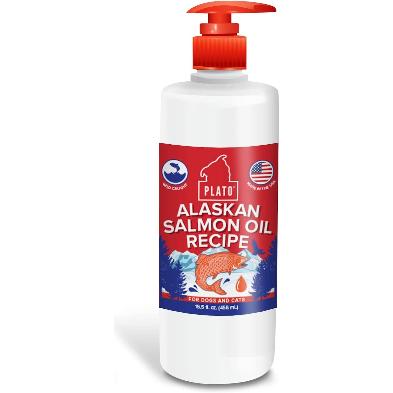 PLATO Plato Alaskan Wild Caught Salmon Oil 8oz
