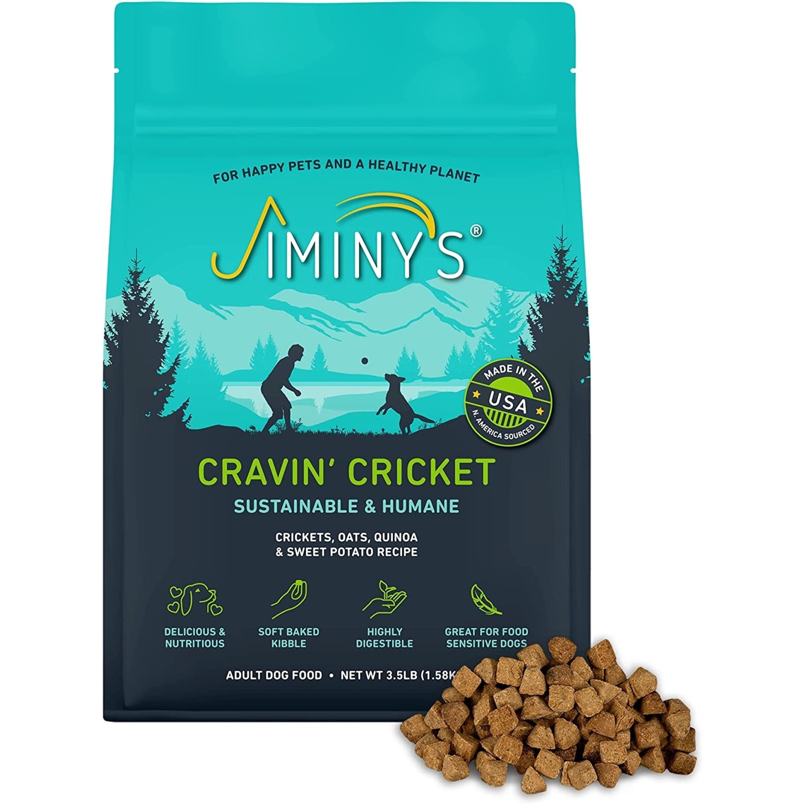 Jiminys Jiminys Cravin Cricket Dog Food 3.5 lbs