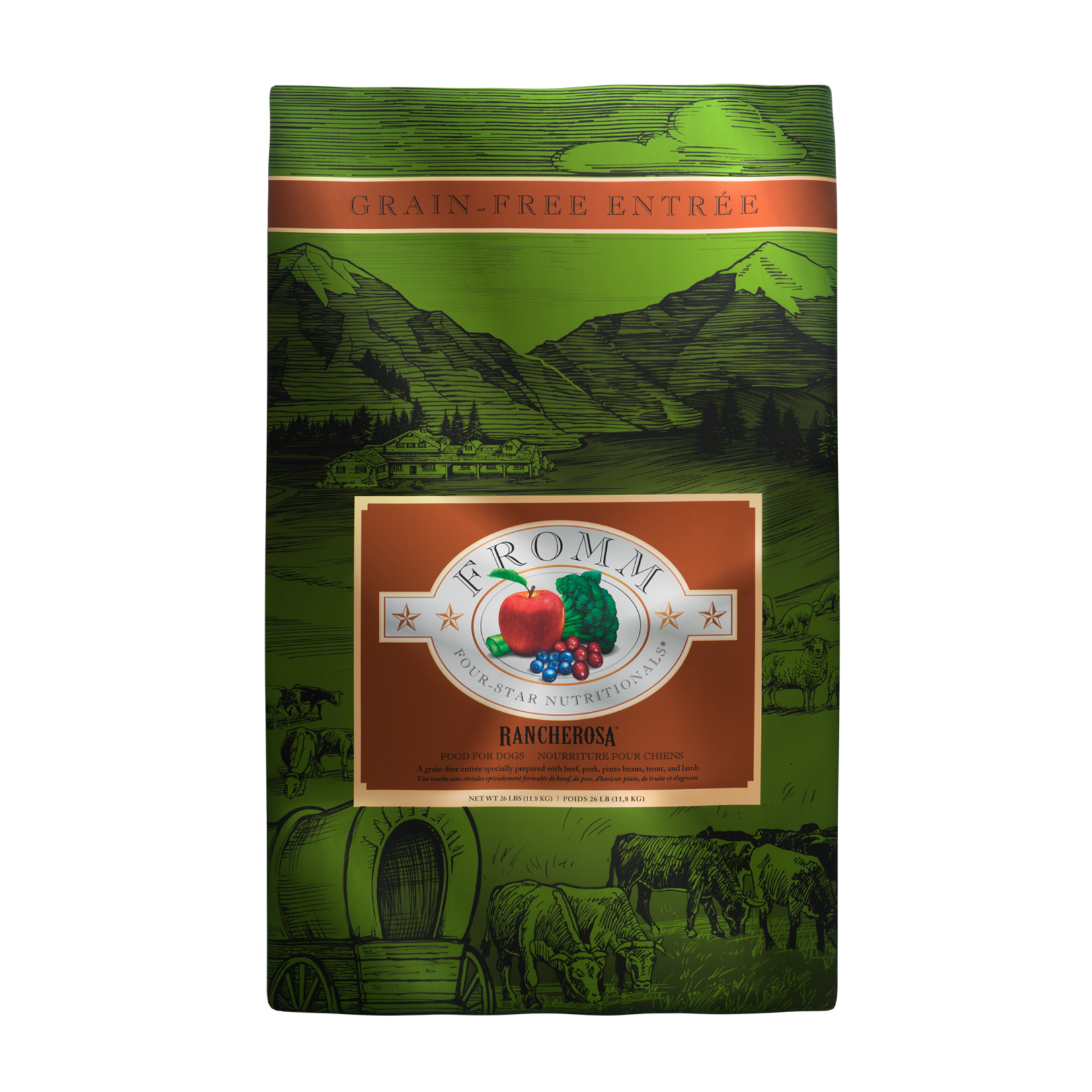 Fromm Fromm Dog 4-Star Grain Free Rancherosa 26lbs