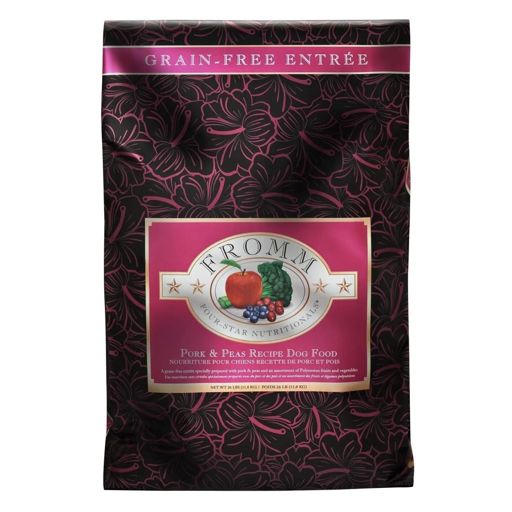 Fromm Fromm Dog 4-Star Grain Free Pork & Peas 26lbs