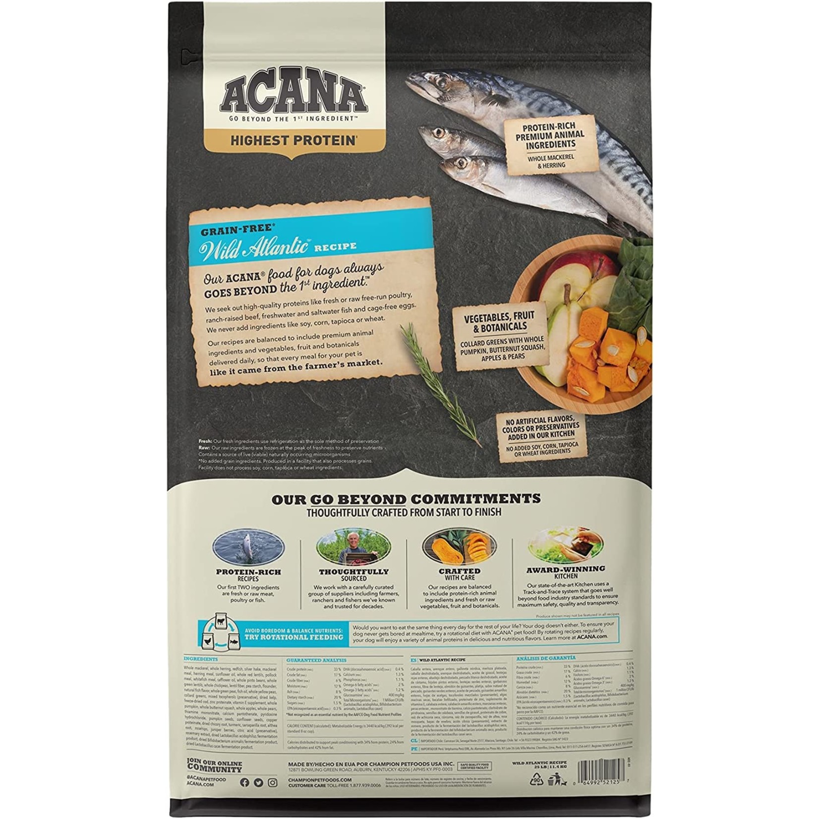 Acana Acana Grain Free Wild Atlantic 25lbs
