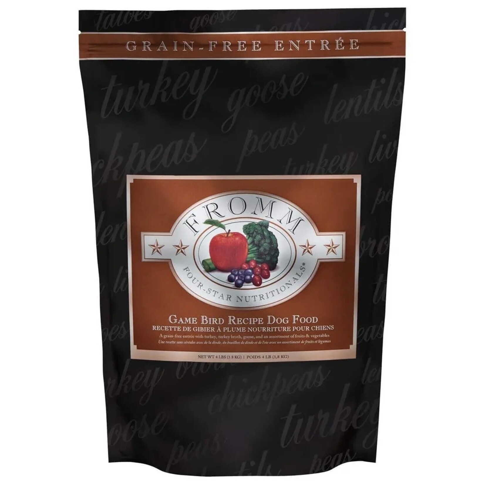 Fromm Fromm Dog 4-Star Grain Free Game Bird 4lbs