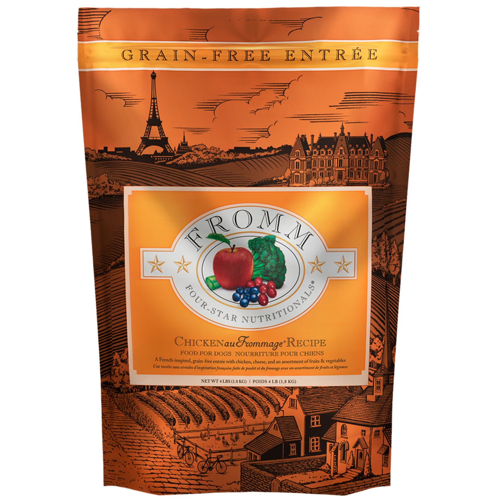 Fromm Fromm Dog 4-Star Grain Free Chicken au Frommage 4lbs