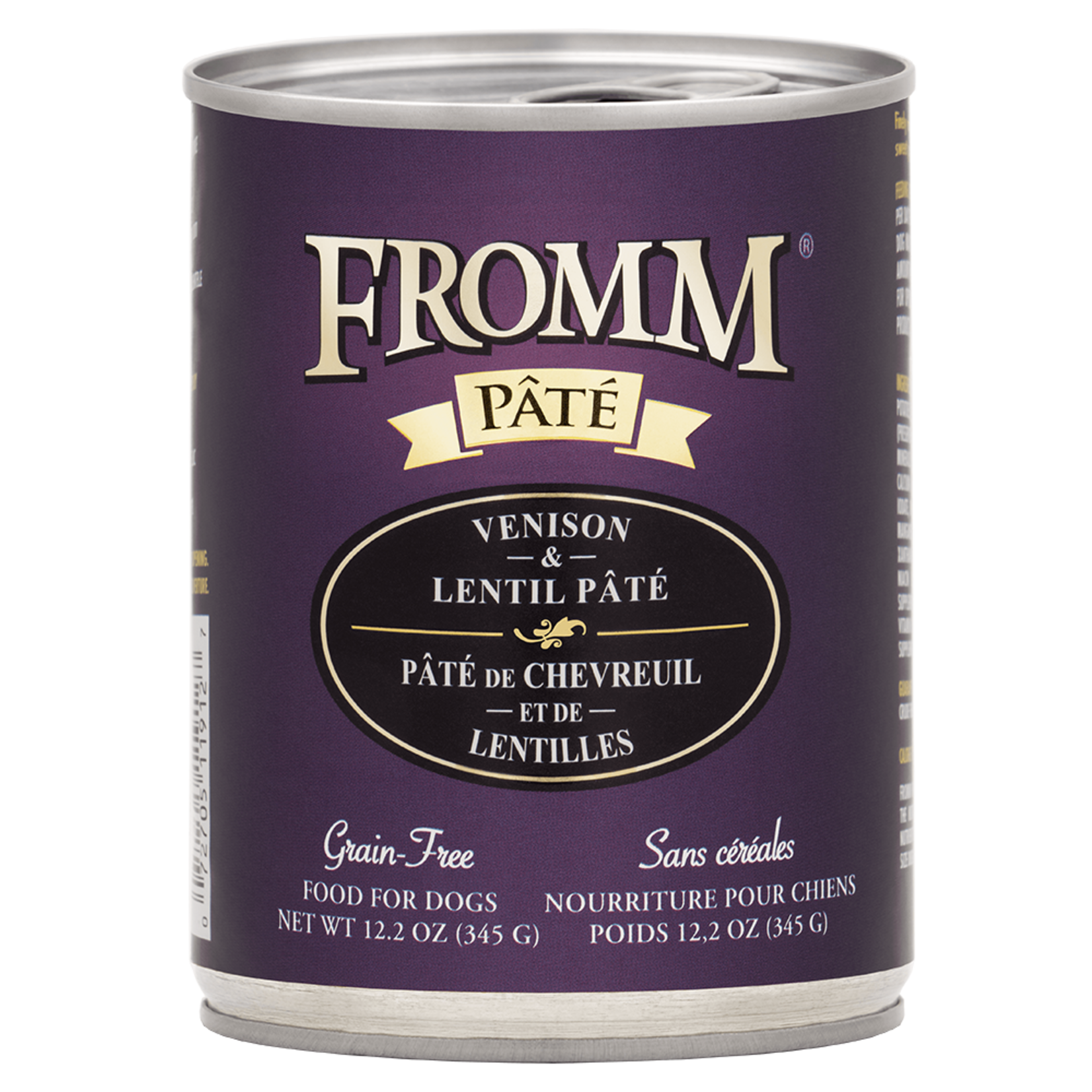 Fromm Fromm Dog Pate Venison & Lentil 12.2oz (case 12)