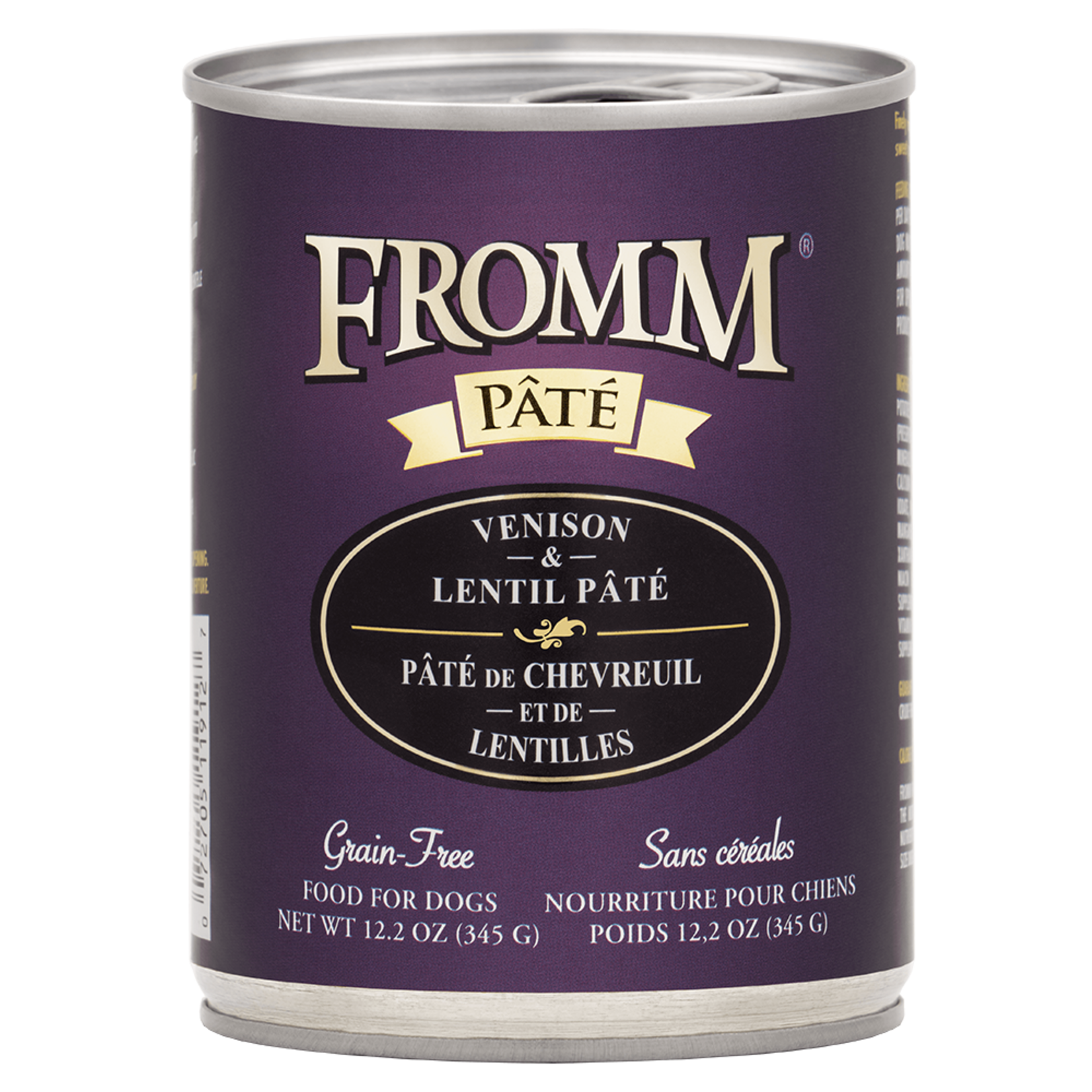Fromm Fromm Venison & Lentil Pate 12.2 oz Can