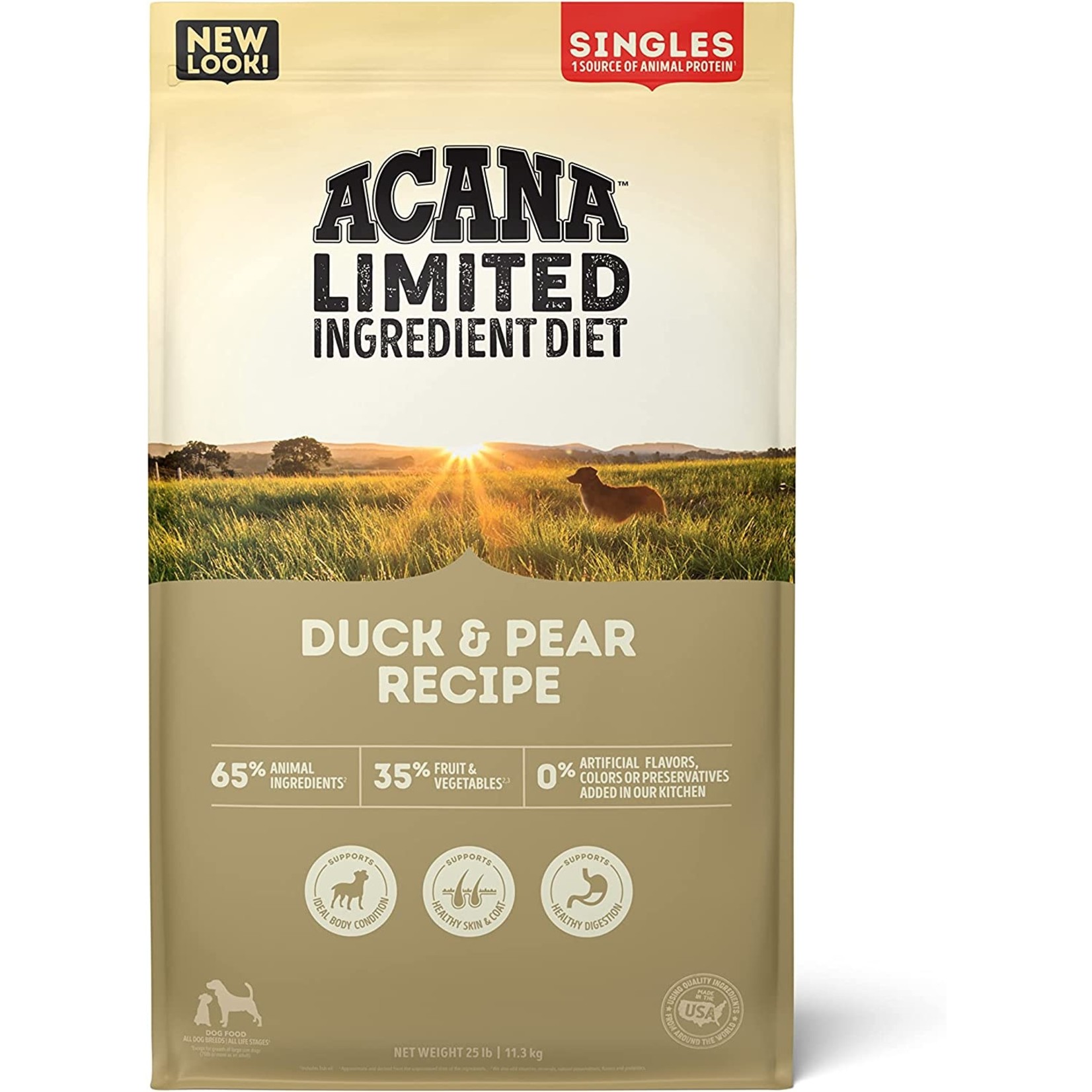 Acana Acana Duck & Pear Singles 22.5lbs