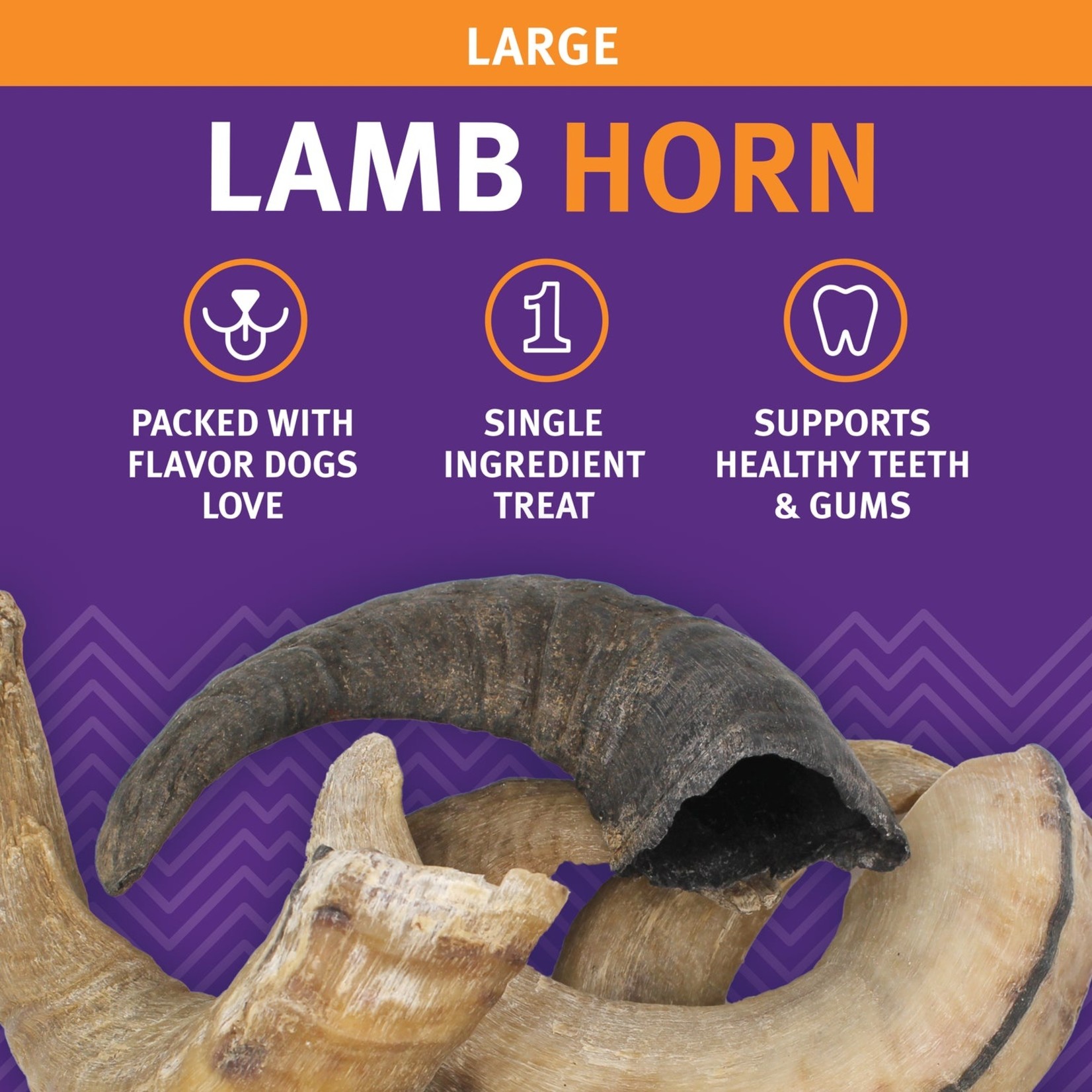 Icelandic Icelandic+ Dog Lamb Horn Large (case 24)