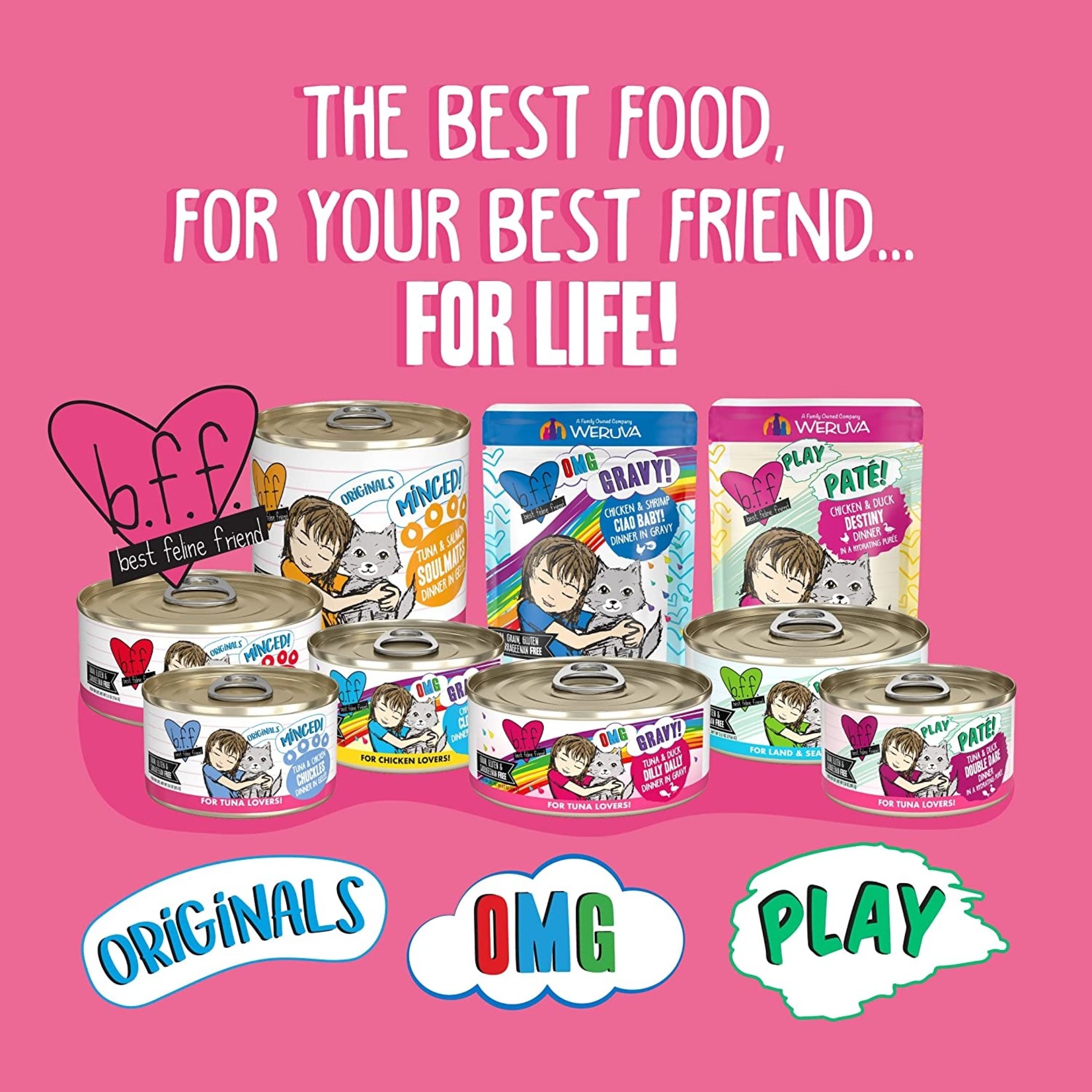 Weruva Weruva BFF Chuckles Tuna & Chicken 3oz (case 24)
