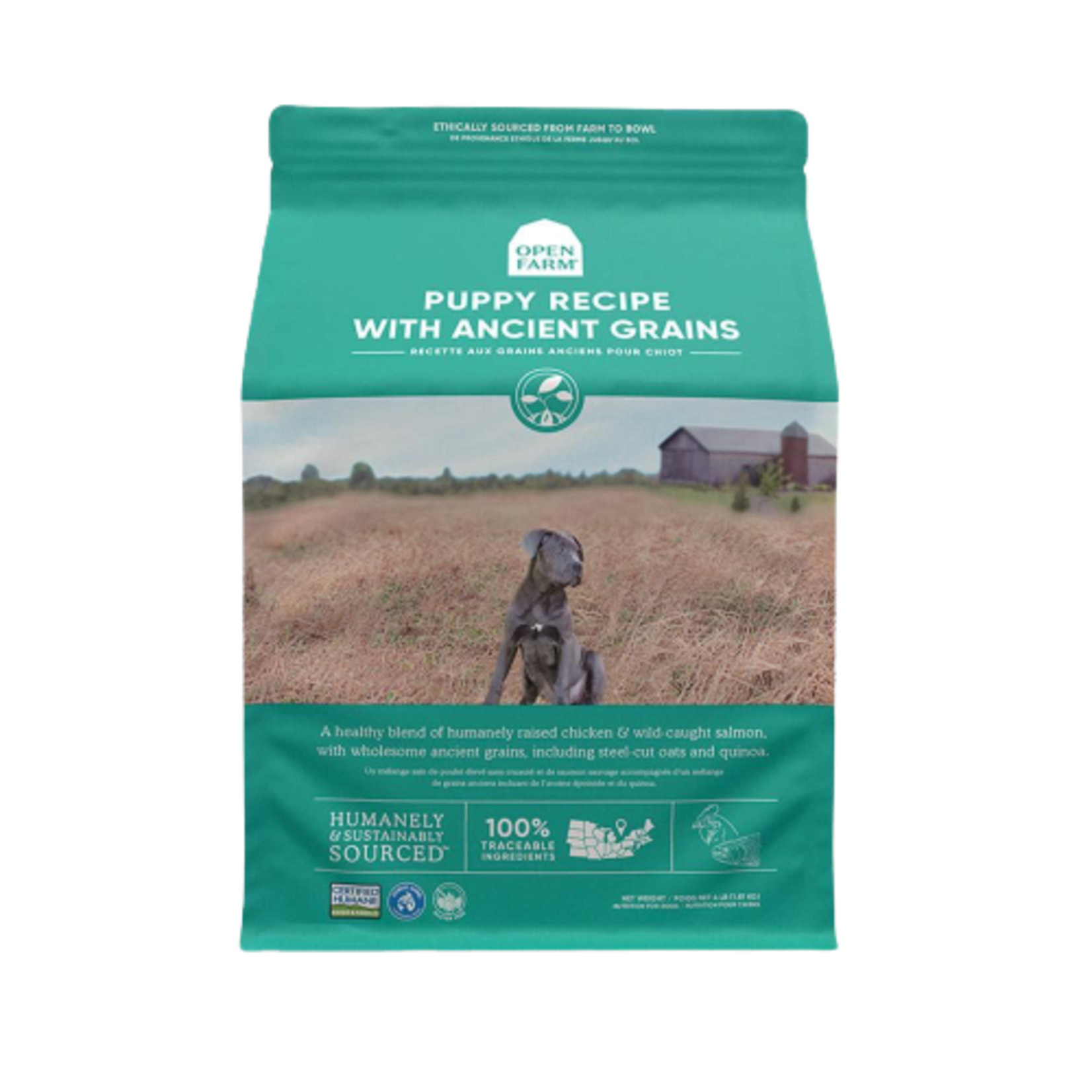 Open Farm Open Farm Chicken & Salmon Puppy Ancient Grains 4lbs