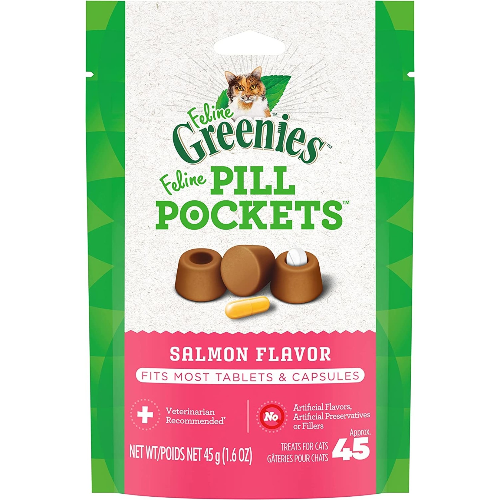 Greenies Greenies Feline Salmon Pill Pockets 1.6oz