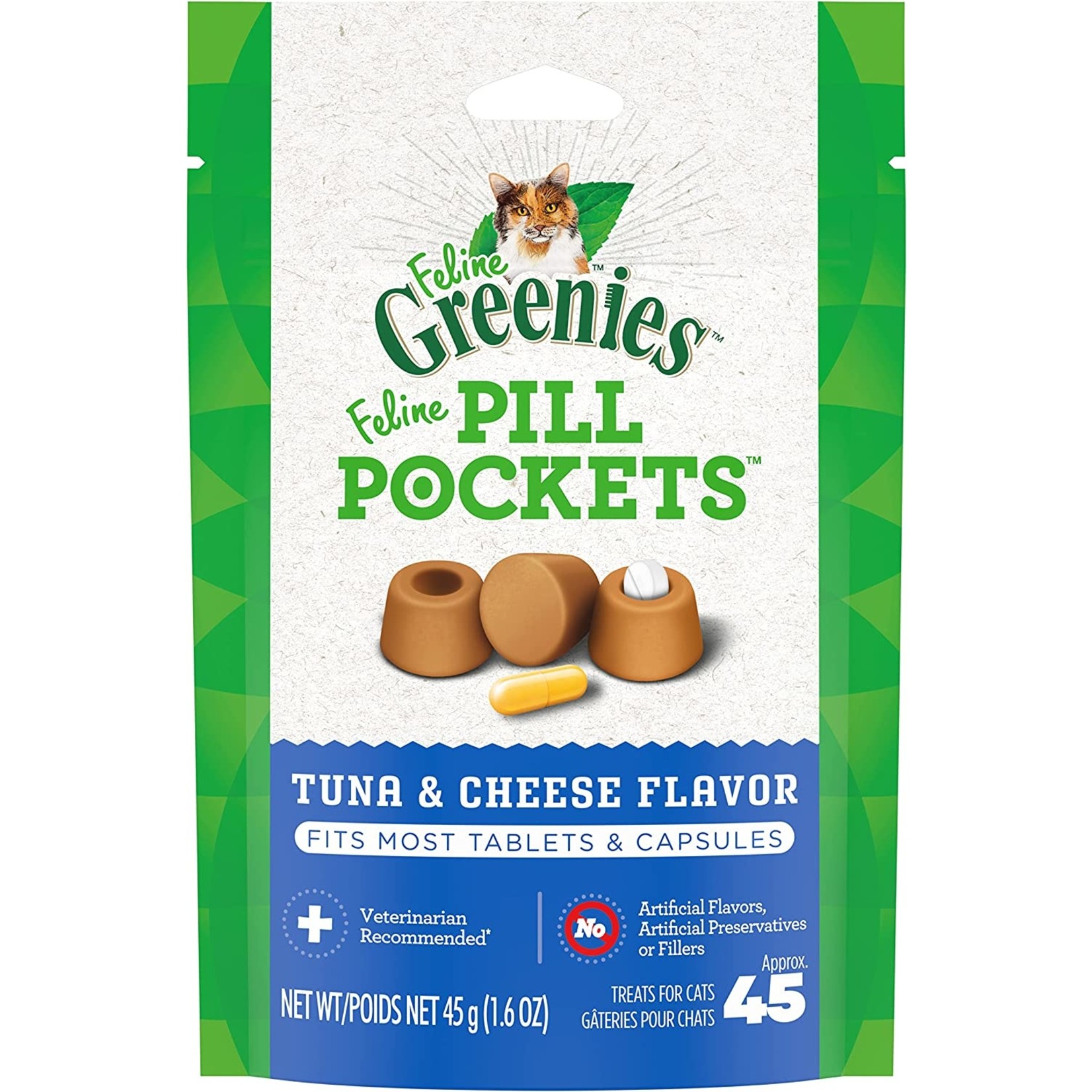 Greenies Greenies Feline Tuna & Cheese Pill Pockets 1.6oz