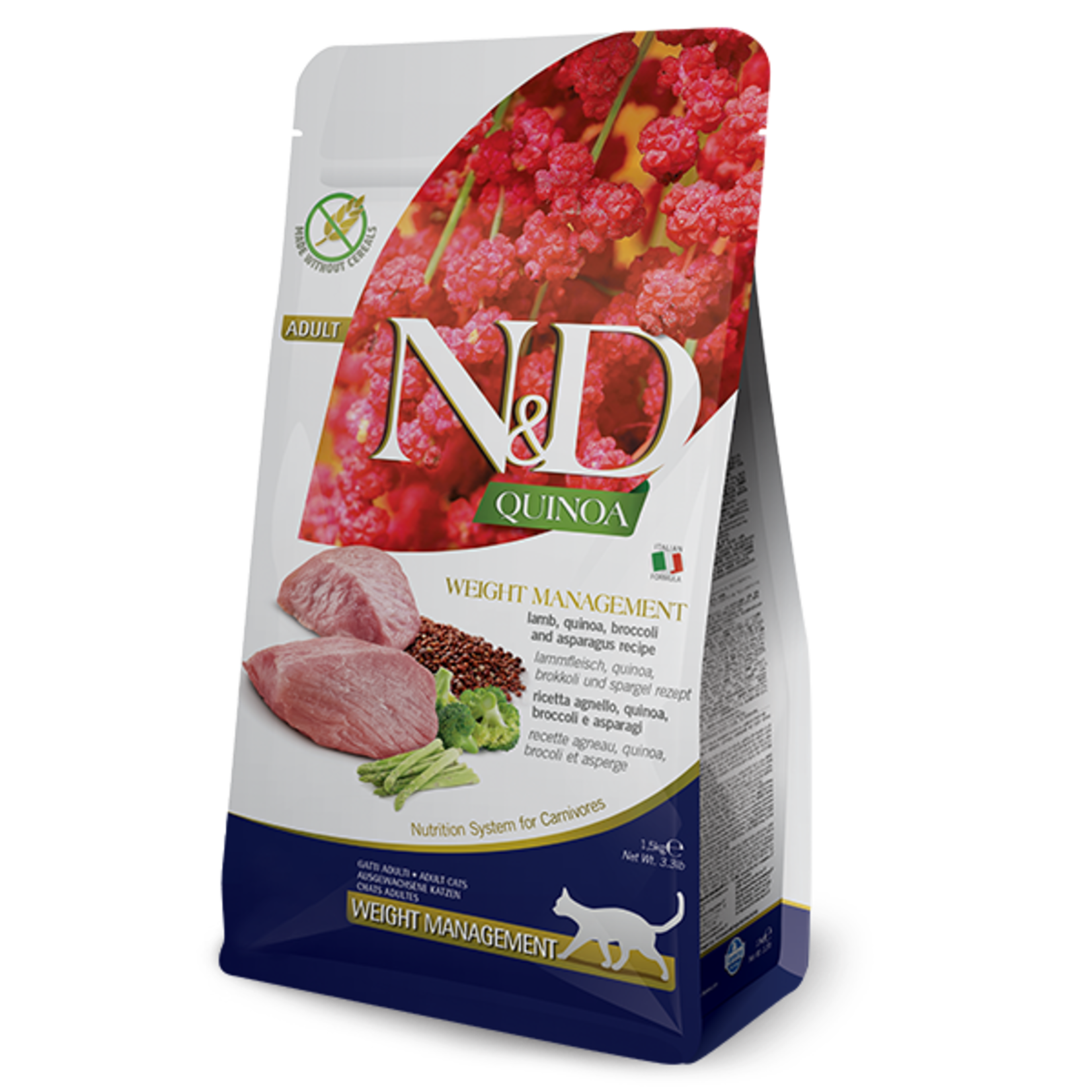N & D Farmina N&D Farmina Cat Quinoa Weight Management - Lamb 3.3lbs