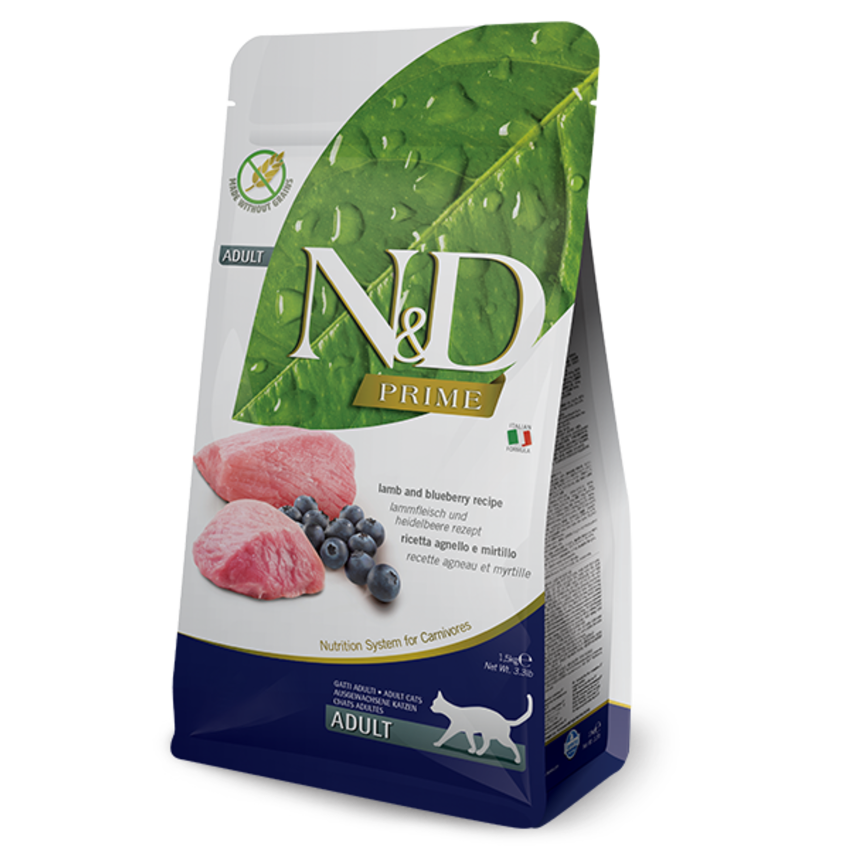 N & D Farmina N&D Farmina Cat Prime - Lamb & Blueberry 3.3lbs
