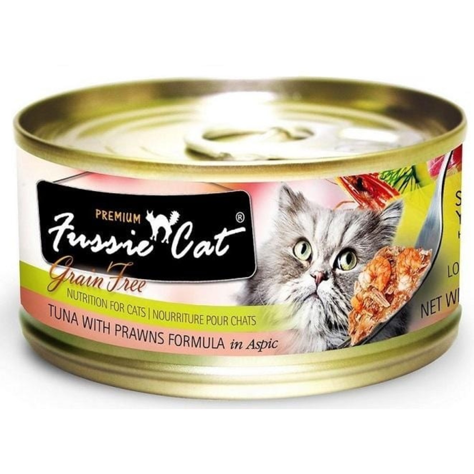 Fussie Cat Fussie Cat Premium - Tuna & Prawns in Aspic 2.82oz (case 24)