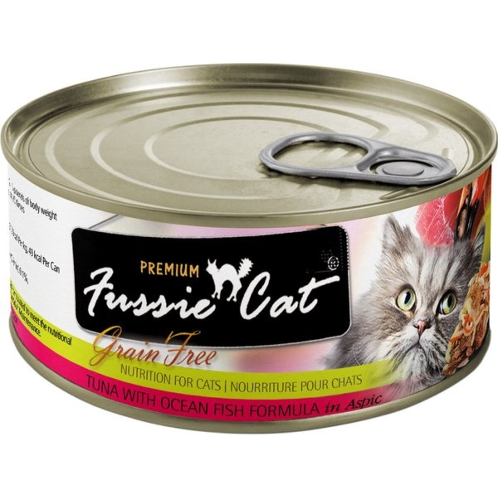 Fussie Cat Fussie Cat Premium - Tuna & Oceanfish in Aspic 2.82oz (case 24)