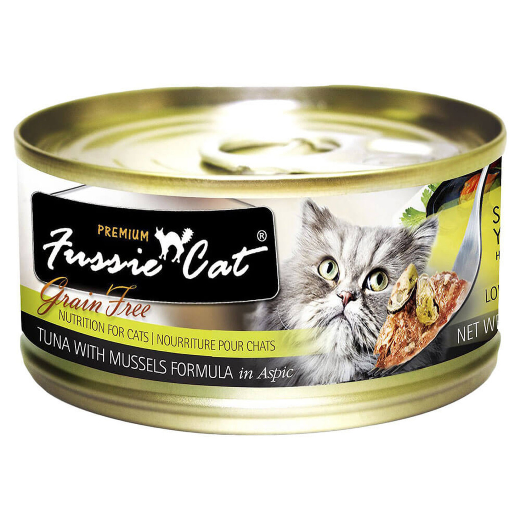 Fussie Cat Fussie Cat Premium - Tuna & Mussels in Aspic 2.82oz (case 24)