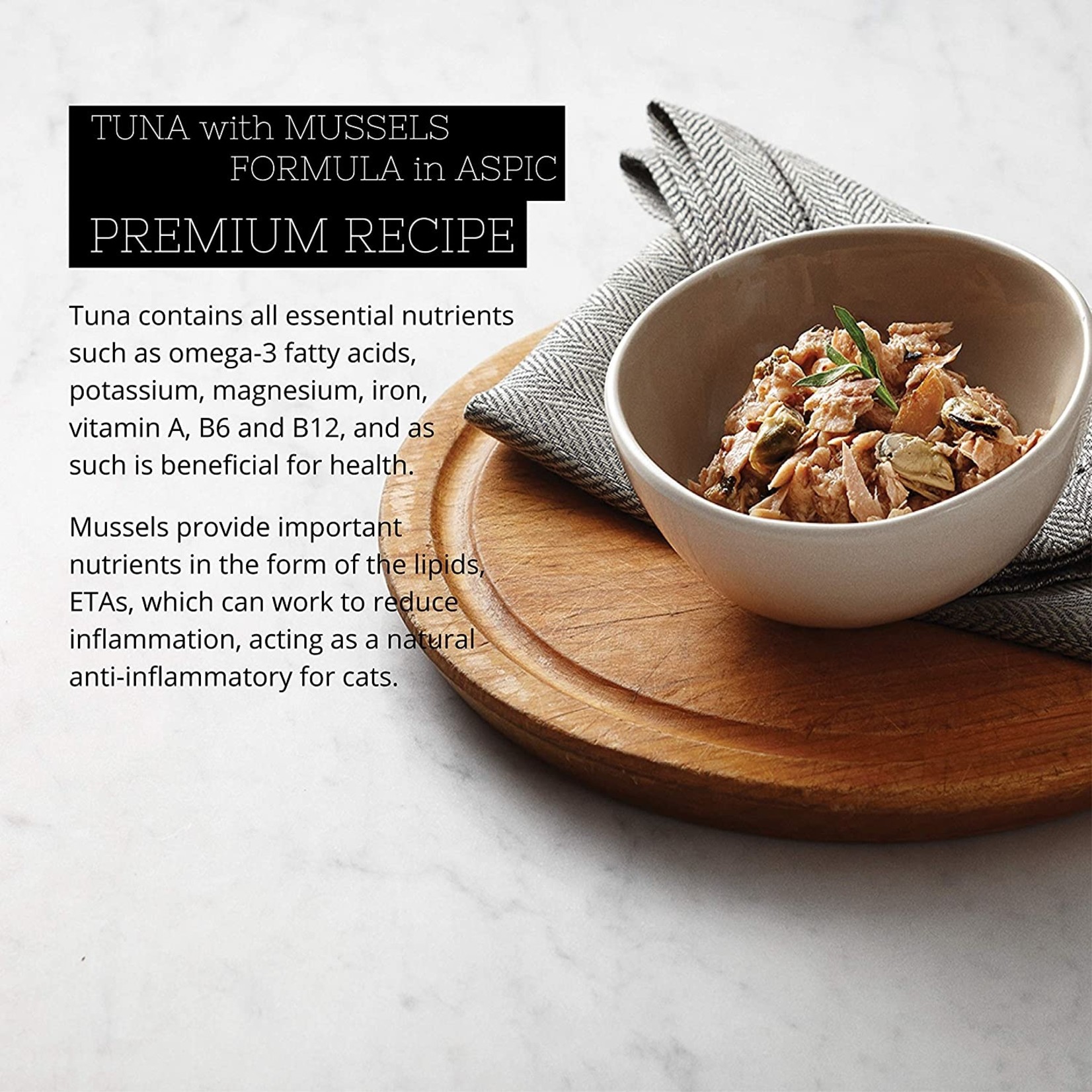 Fussie Cat Fussie Cat Premium - Tuna & Mussels in Aspic 2.82oz (case 24)