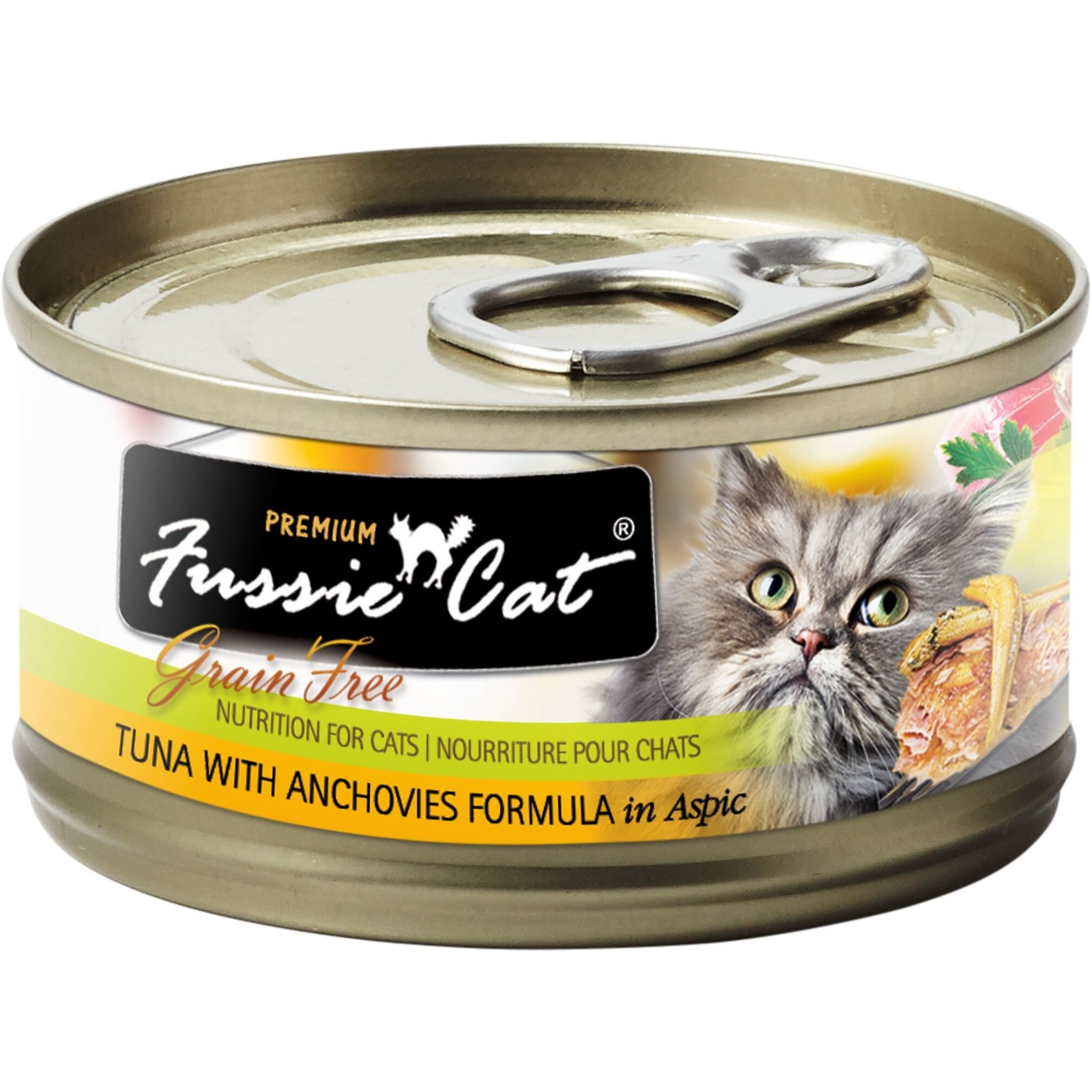 Fussie Cat Fussie Cat Tuna & Anchovies in Aspic 2.82oz