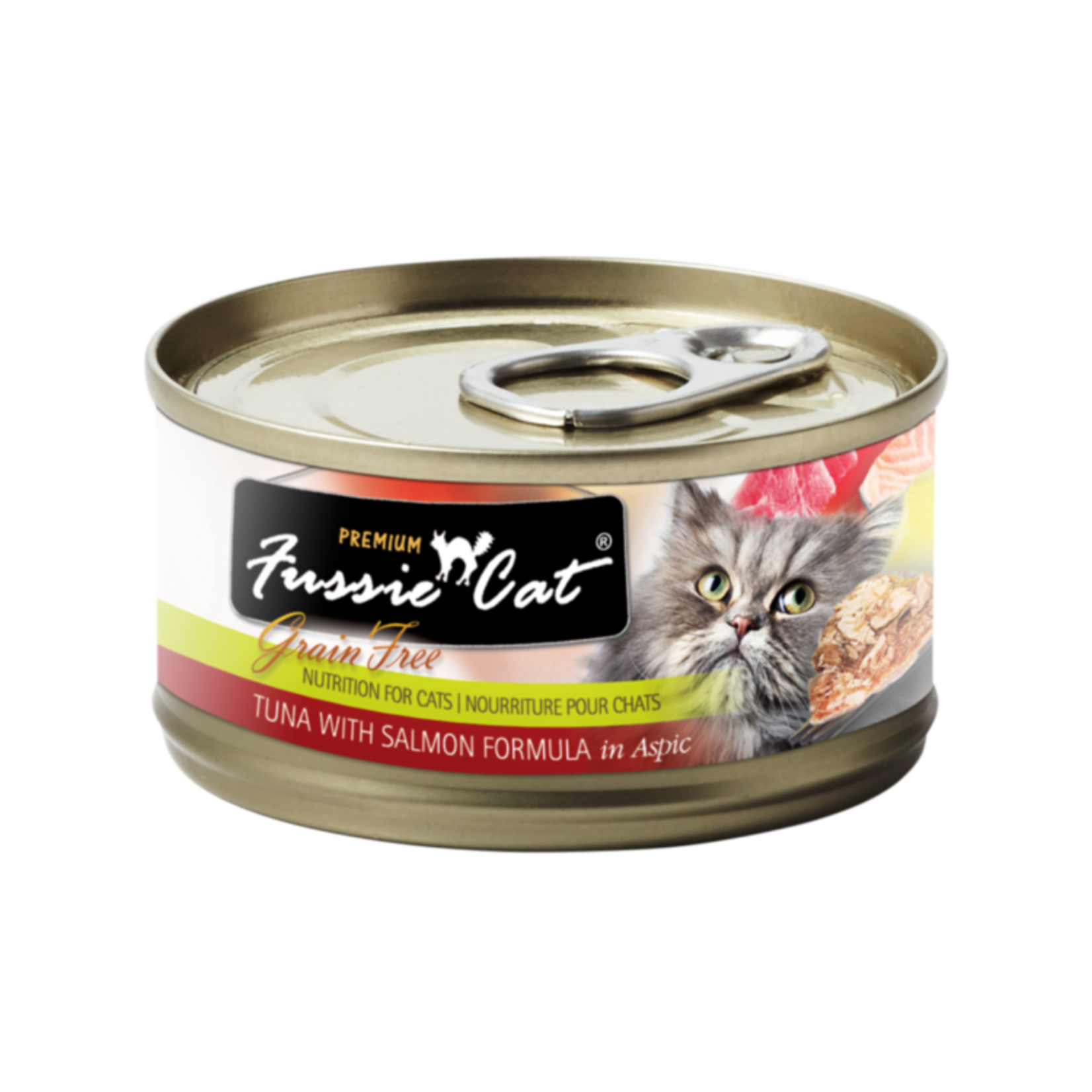 Fussie Cat Fussie Cat Premium - Tuna & Salmon in Aspic 2.82oz (case 24)
