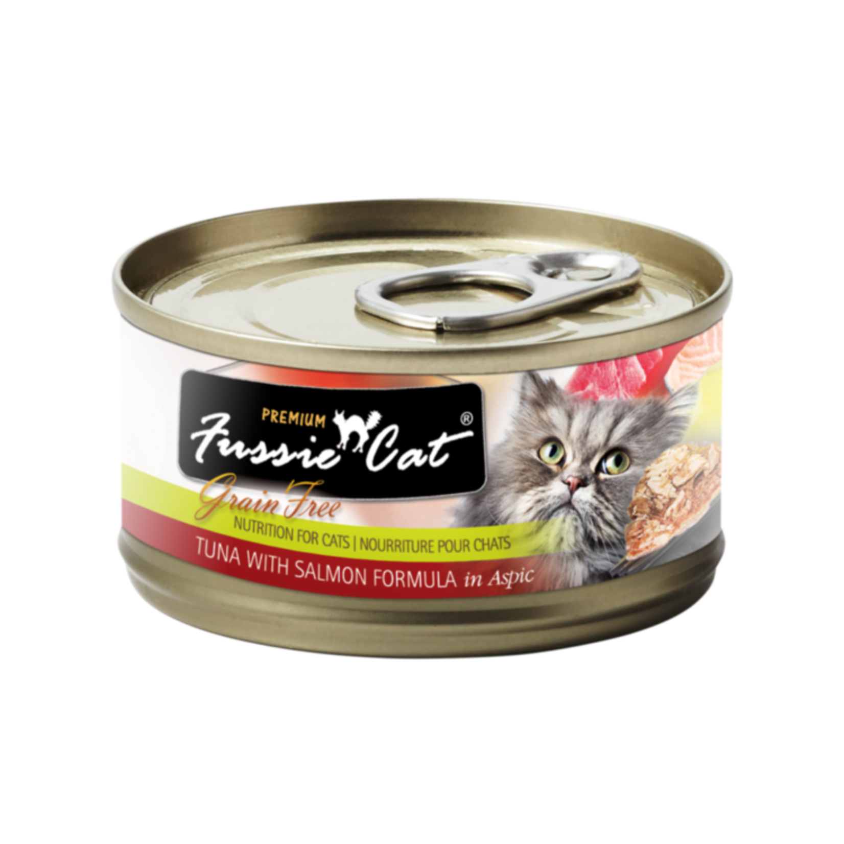 Fussie Cat Fussie Cat Tuna & Salmon in Aspic 2.82oz