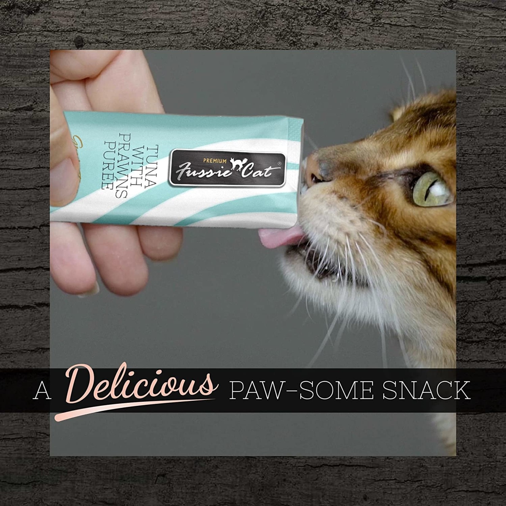 Fussie Cat Fussie Cat Tuna with Prawns Puree 2oz (4 Pack)
