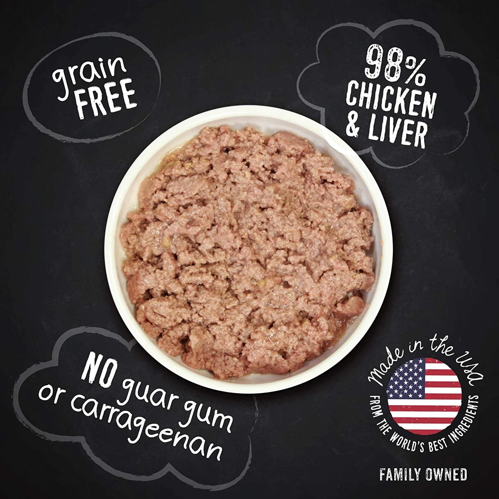 Hound & Gatos (Special Order Only) Hound & Gatos Chicken & Chicken Liver Cat GF 5.5oz (case 24)