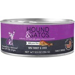 Hound & Gatos Hound & Gatos Turkey & Turkey Liver Cat Grain Free 5.5oz