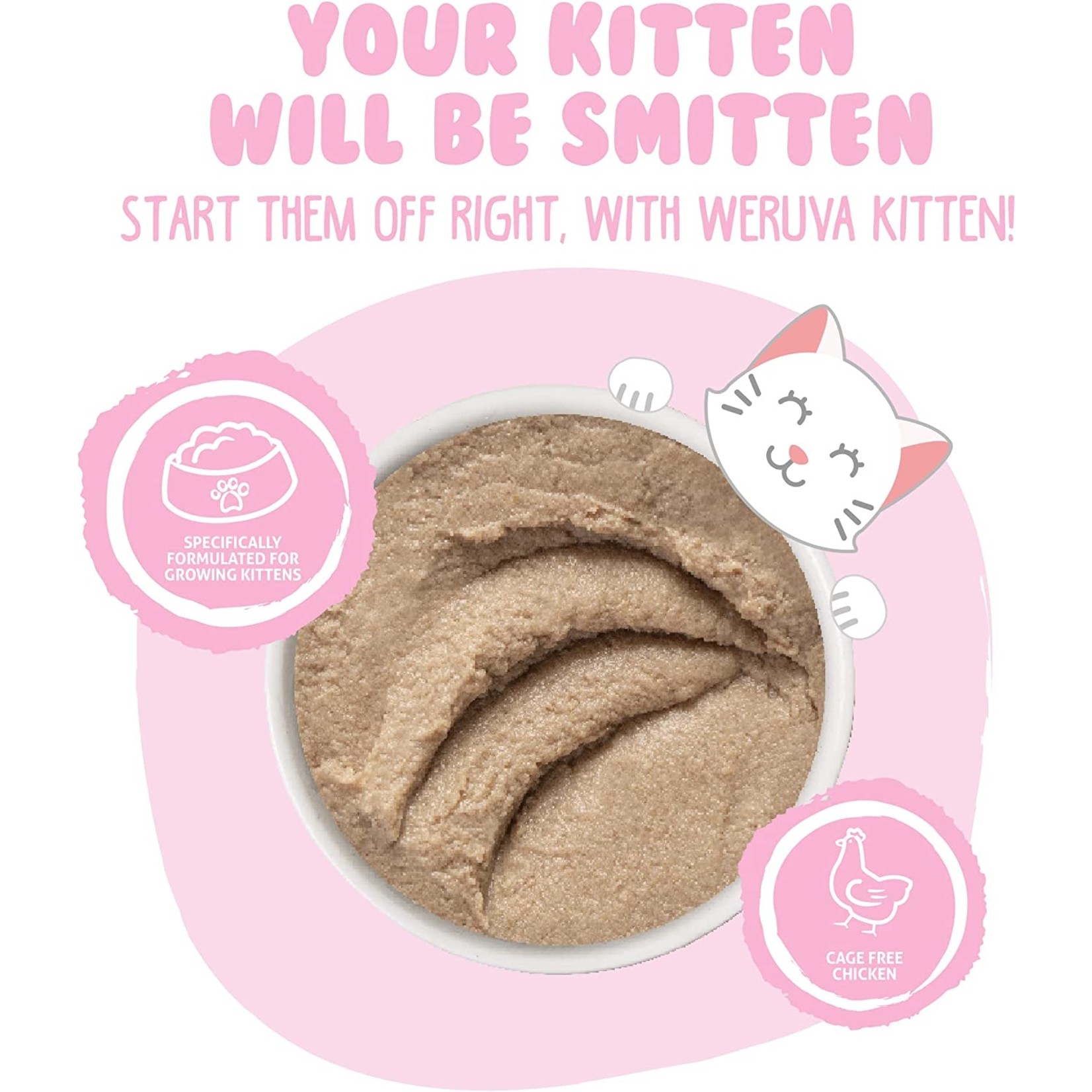Weruva Weruva Kitten Pate Chicken in Puree 3oz (case 12)