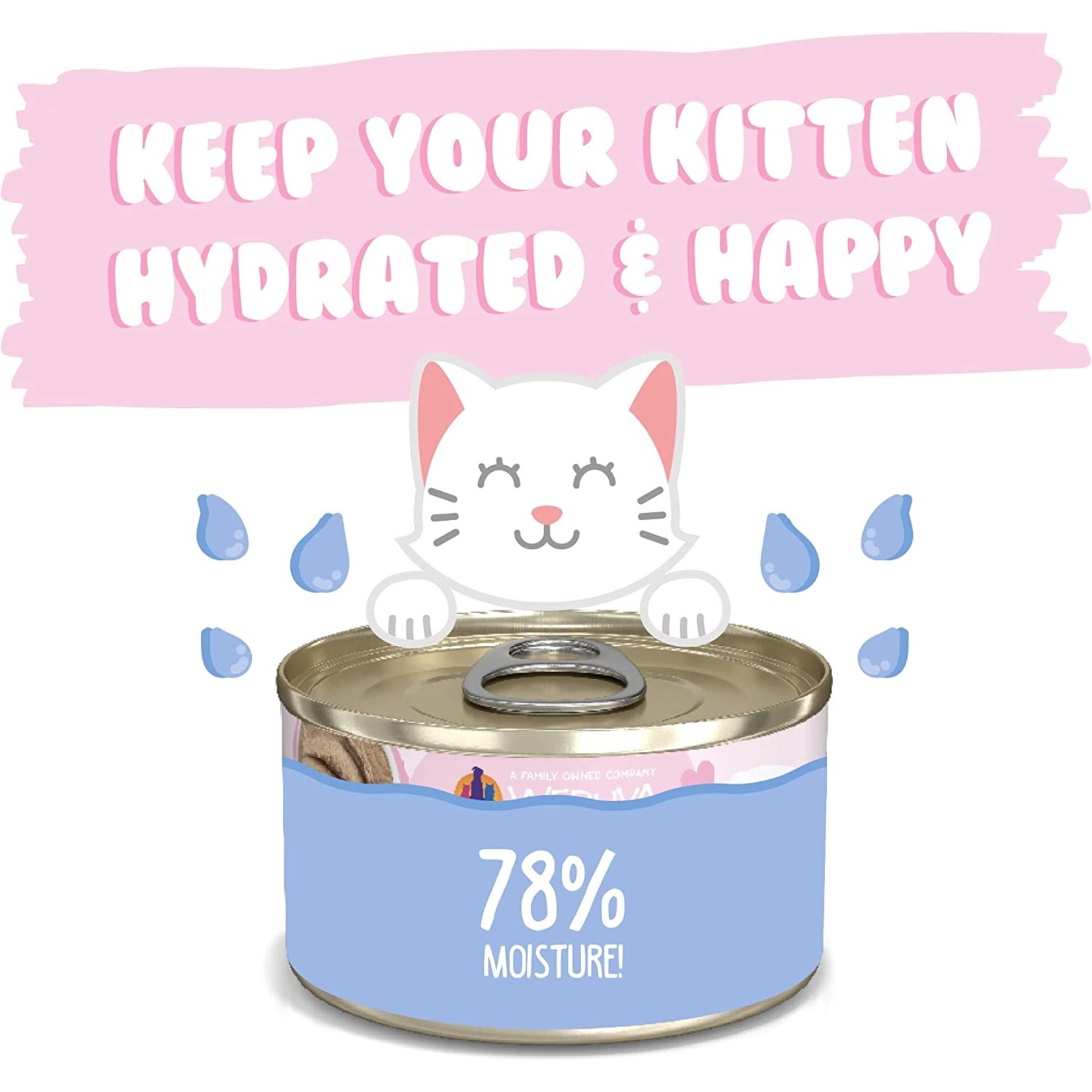 Weruva Weruva Kitten Pate Chicken in Puree 3oz (case 12)