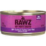 Rawz Rawz Cat Turkey & Turkey Liver Pate 5.5oz (case 24)