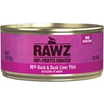 Rawz Rawz Cat Duck & Duck Liver Pate 5.5oz (case 24)