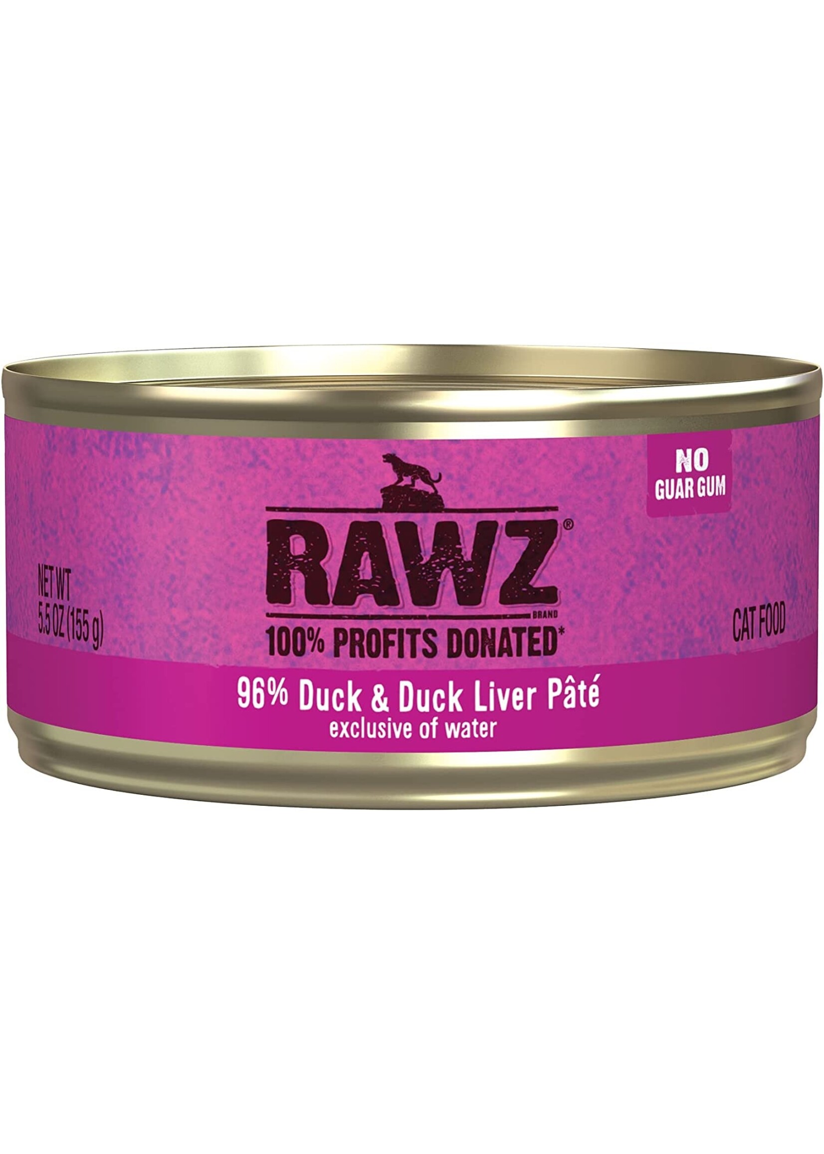 Rawz Rawz 96% Duck & Duck Liver Pâté Cat 5.5oz