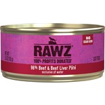 Rawz Rawz Cat Beef & Beef Liver Pate 5.5oz (case 24)