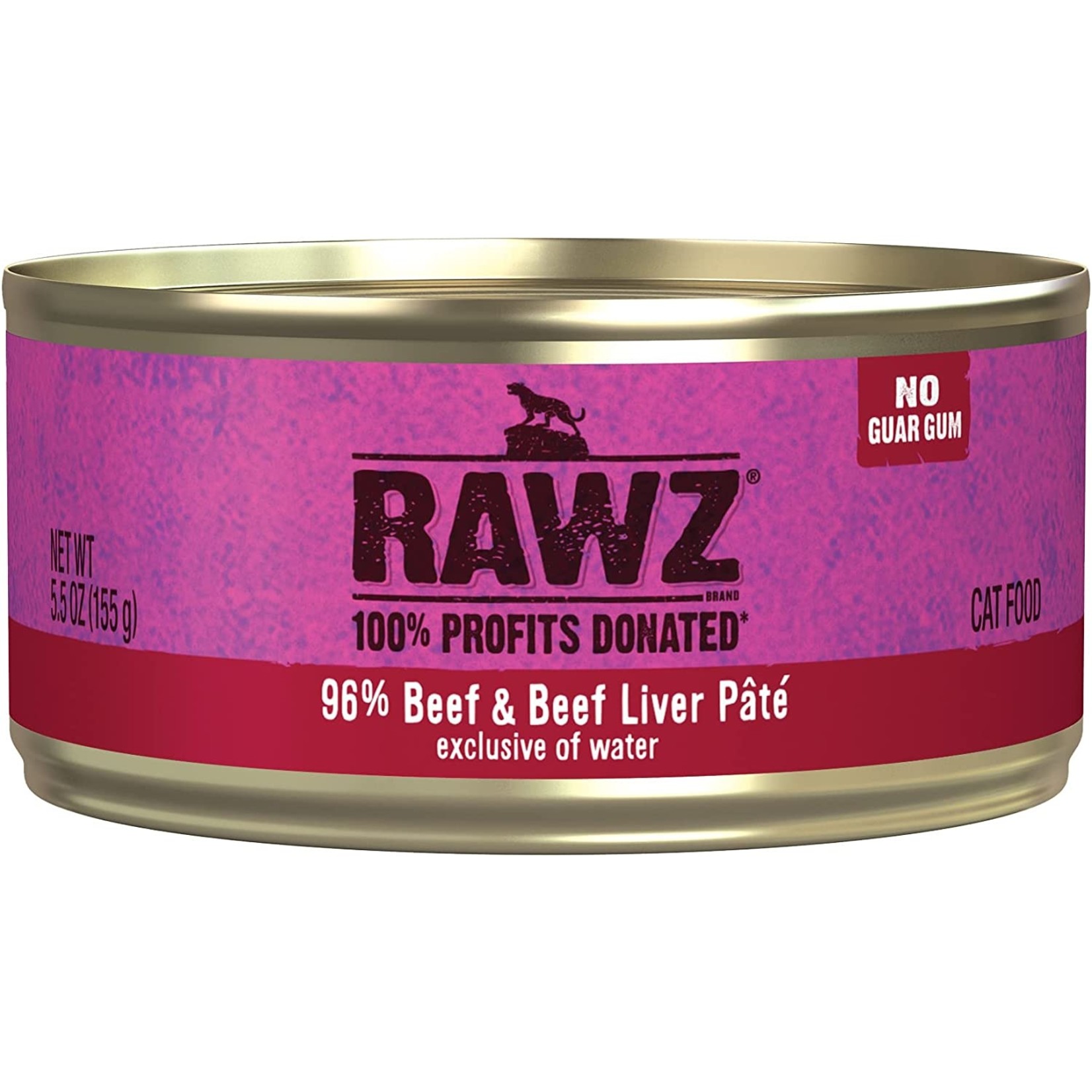 Rawz Rawz Cat Beef & Beef Liver Pate 5.5oz (case 24)
