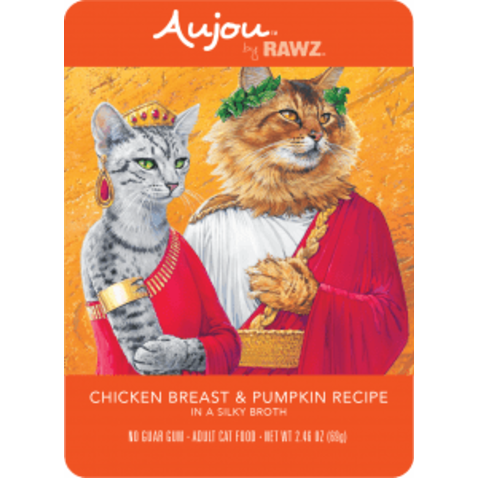 Rawz Rawz Aujou Chicken Breast & Pumpkin 2.46oz (case 8)